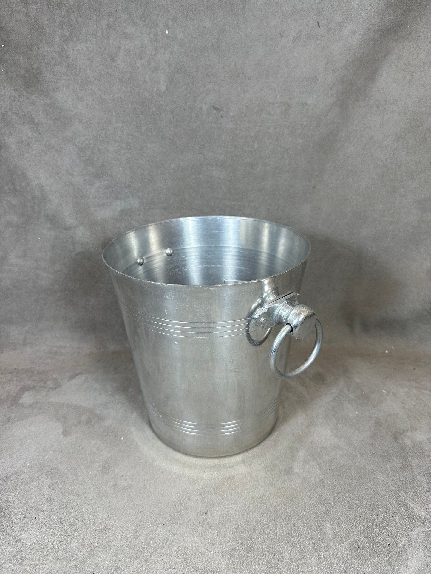 Seau à champagne De Saint Gall en métal Made in France Années 1970