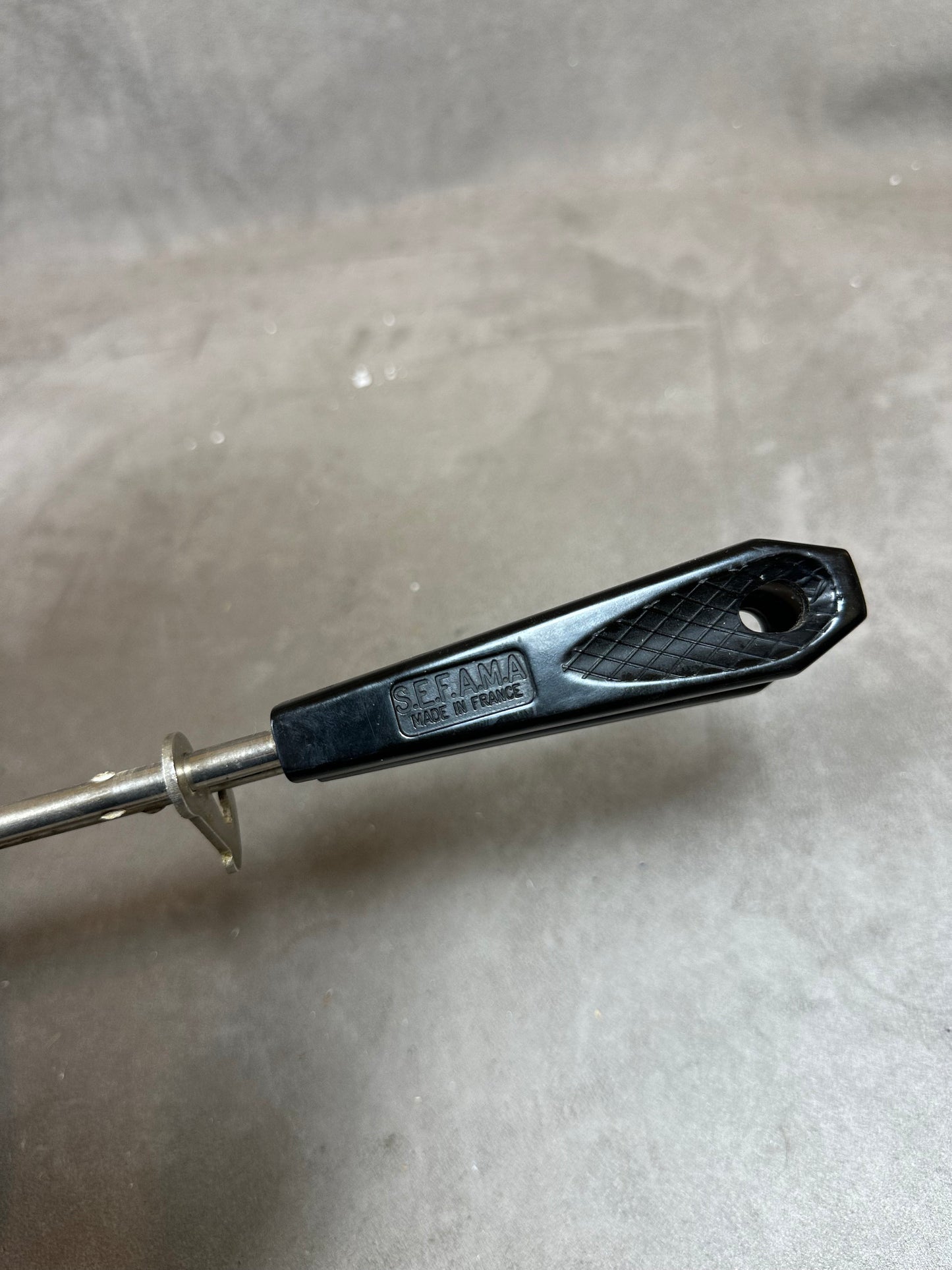 Appareil à croque-monsieur SEFAMA 4 plaques en fonte d'aluminium avec poignées en plastique toasteur Vintage Made in France 1970