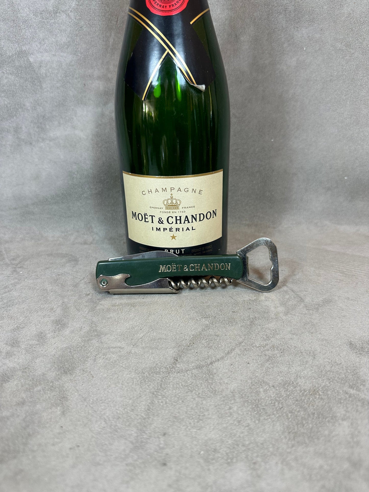 Moet et Chandon champagne Décapsuleur, Tire-bouchon en acier vintage Made in France, Wine Collectors, French Wine