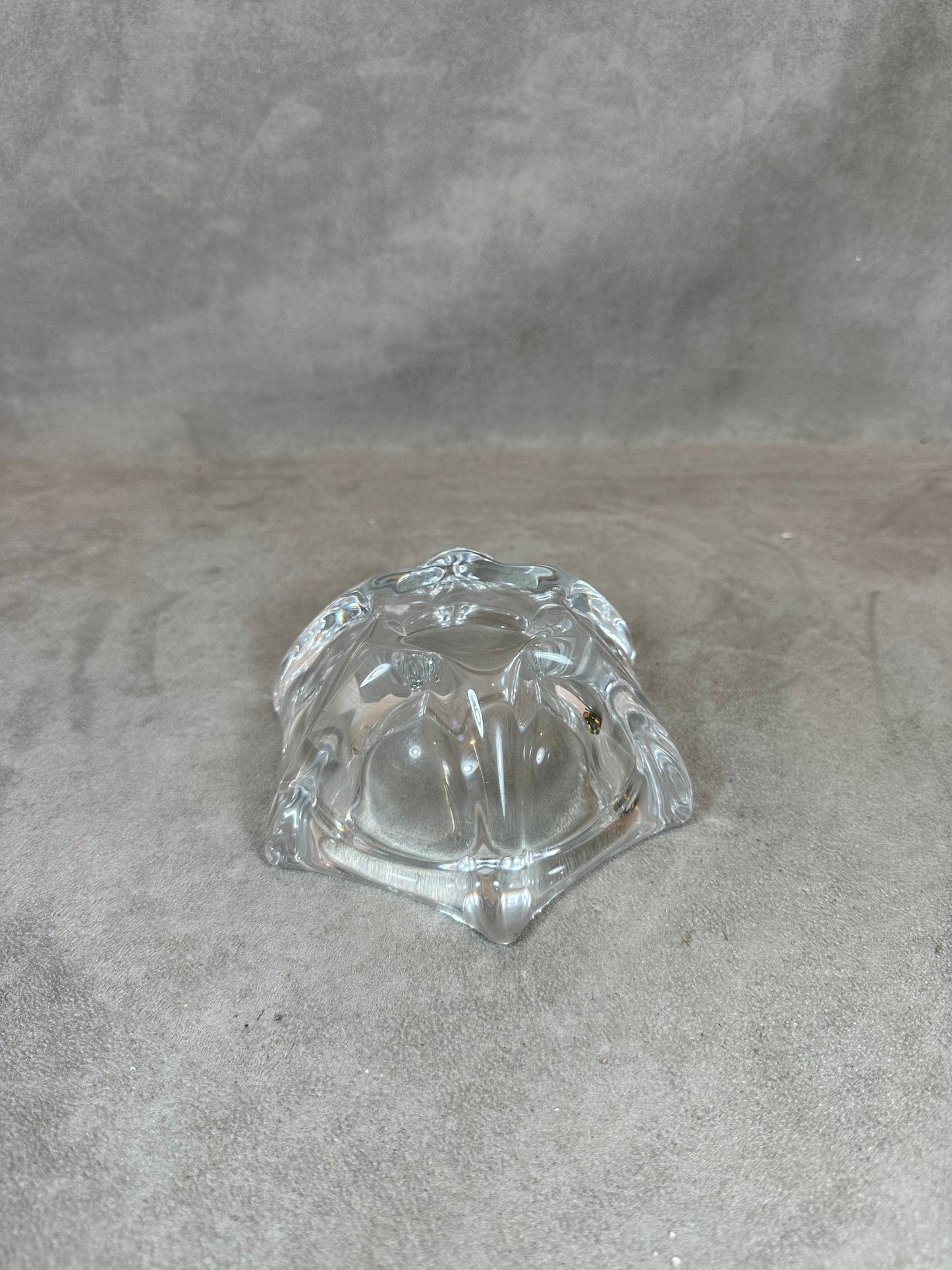 RARE Magnifique cendrier DAUM en cristal vintage Made in France Années 1960