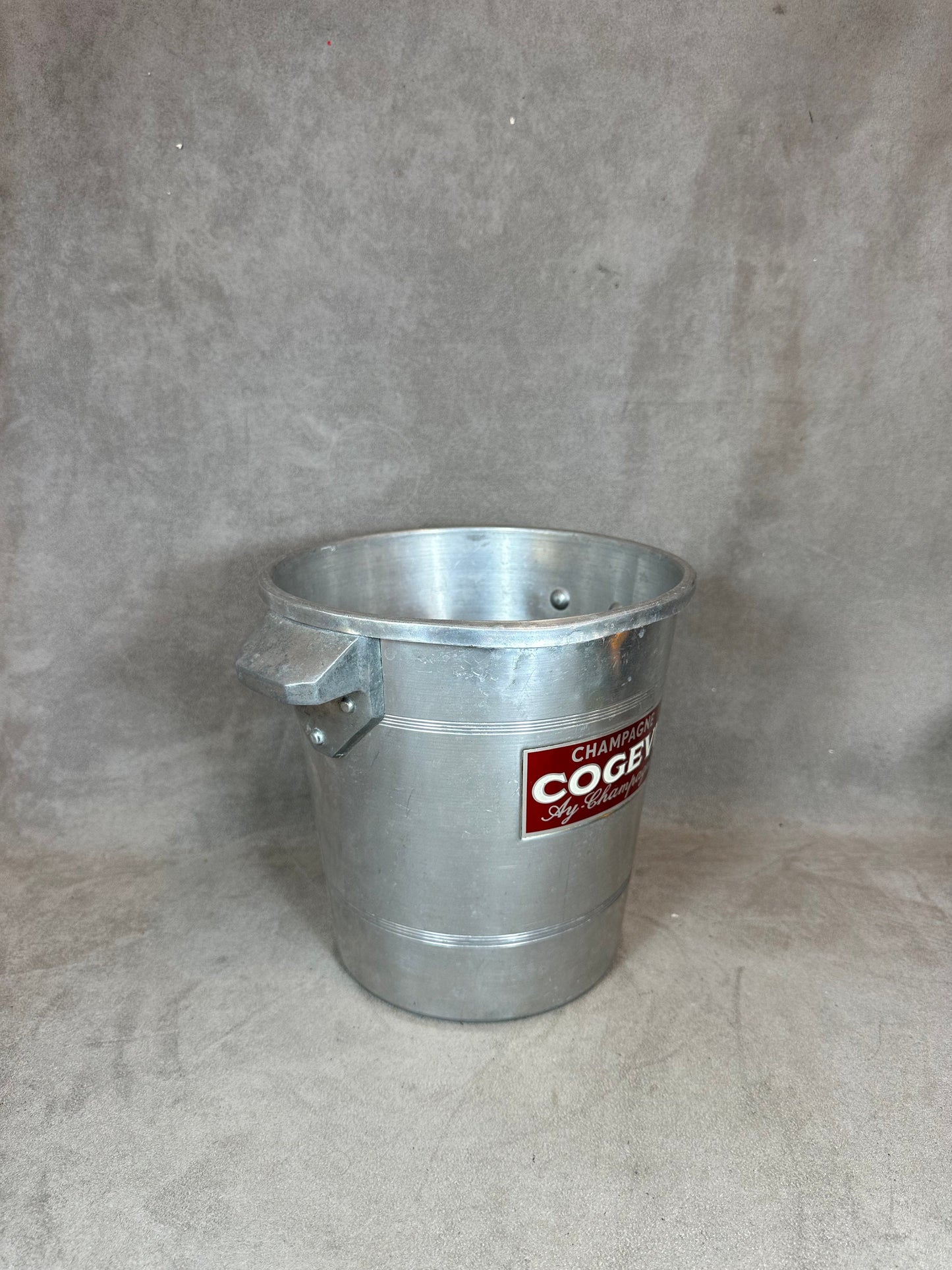 Seau à champagne COGEVI Made in France en aluminium Champagne vintage
