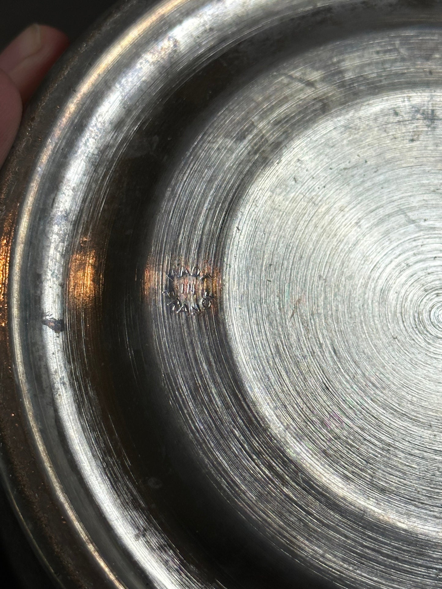 Duval-Leroy steel champagne bucket from the 1960s