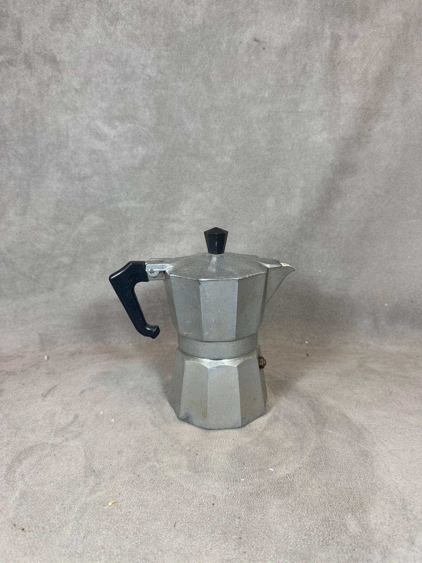 A.Bialetti Crusinallo vintage aluminum Italian coffee maker Made in Italy