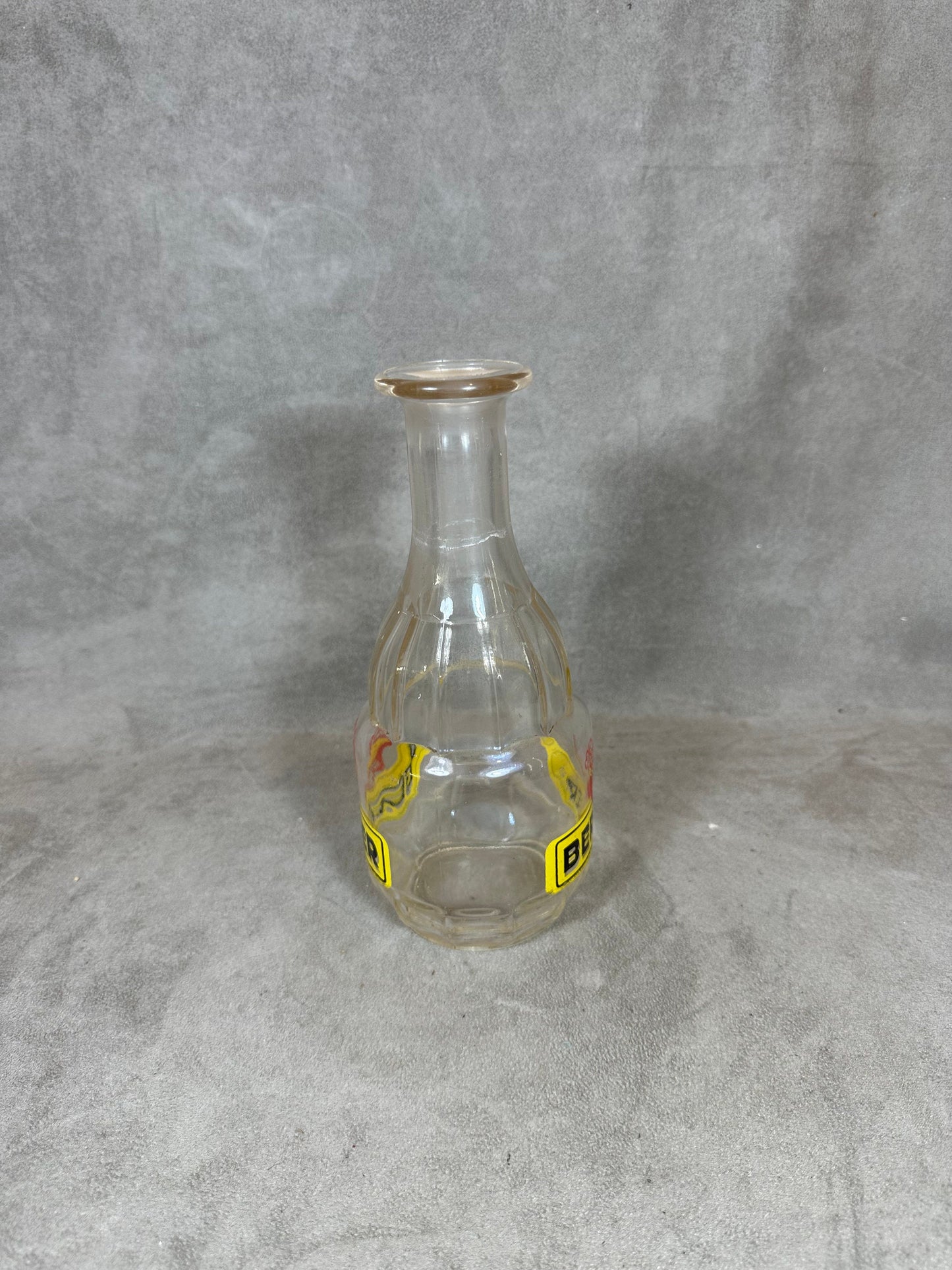Berger glass water jug Made in France vintage Year 1970