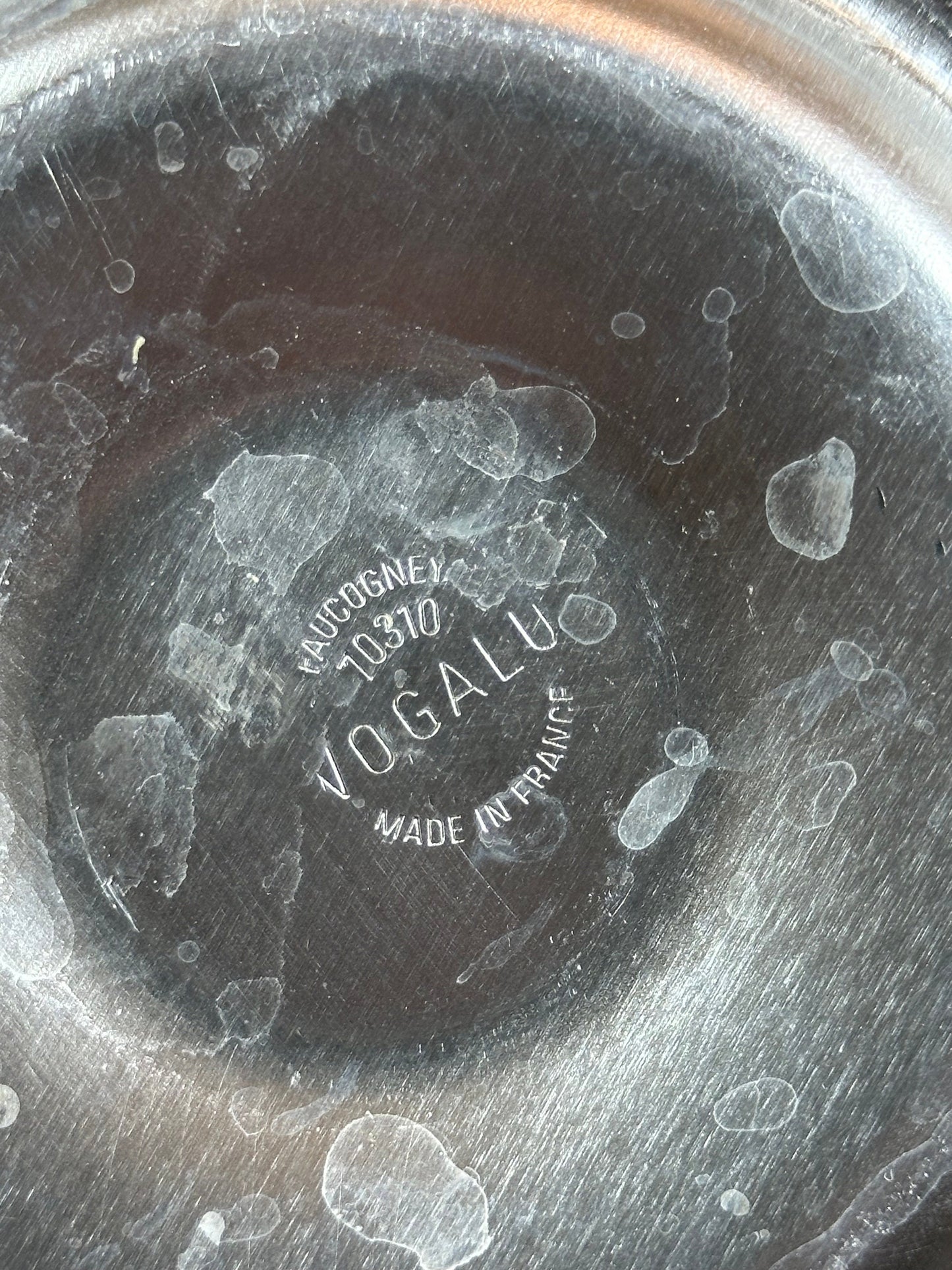 Seau à champagne en aluminium Mailly Champagne vintage made in france Années 1970