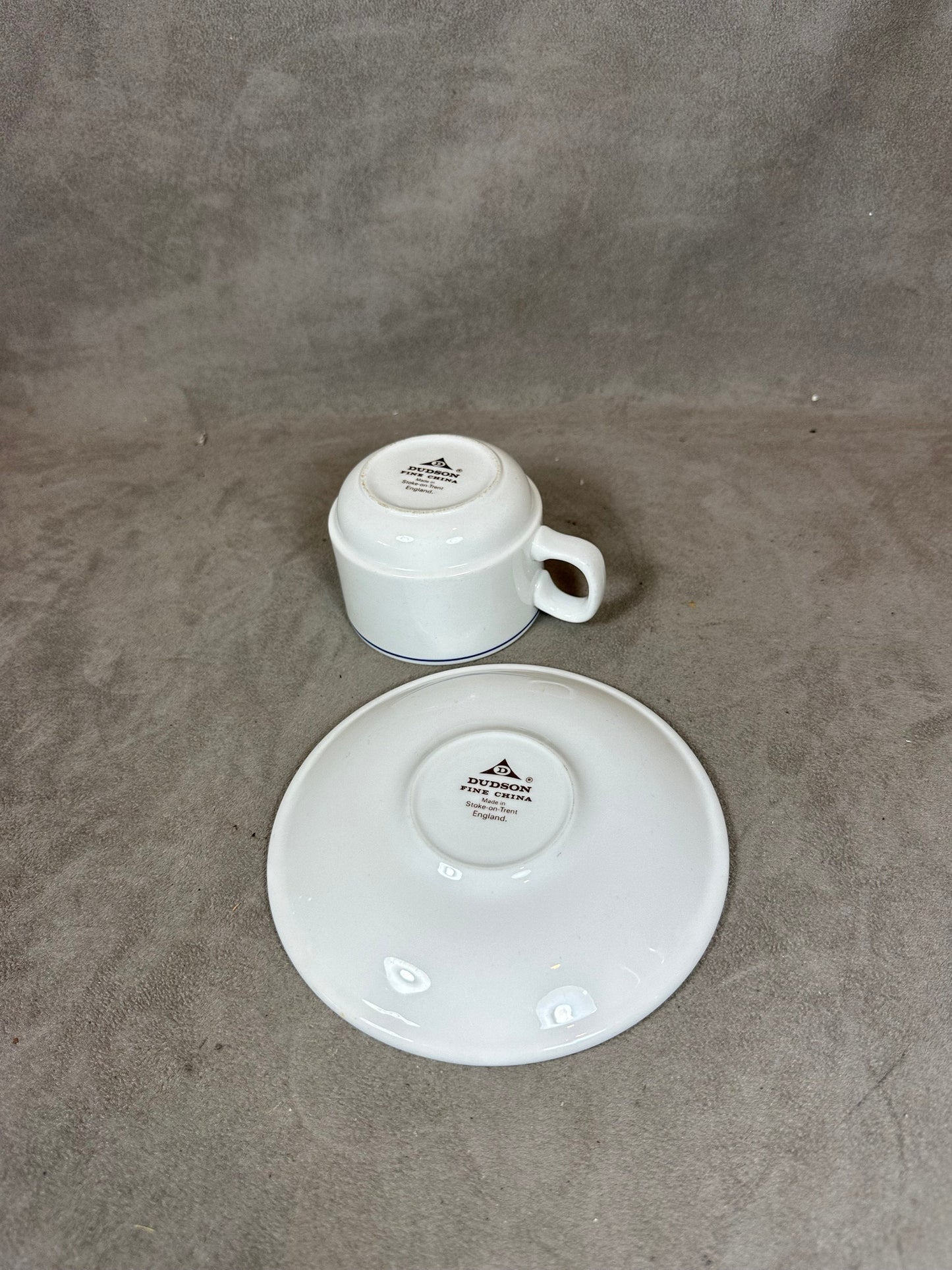 Tasse à café en porcelaine Les Wagons Lits par Dudson Made in England Vintage 1970