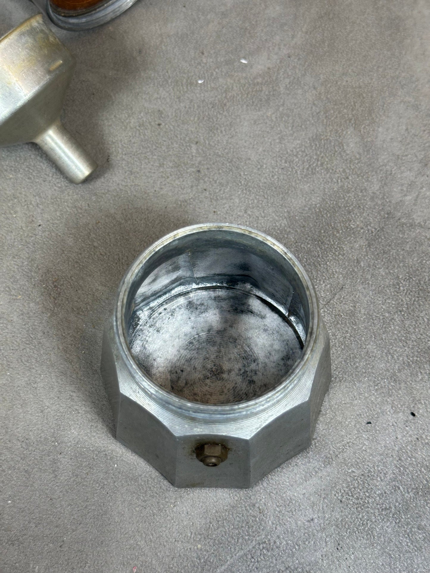 A.Bialetti Crusinallo vintage aluminum Italian coffee maker Made in Italy