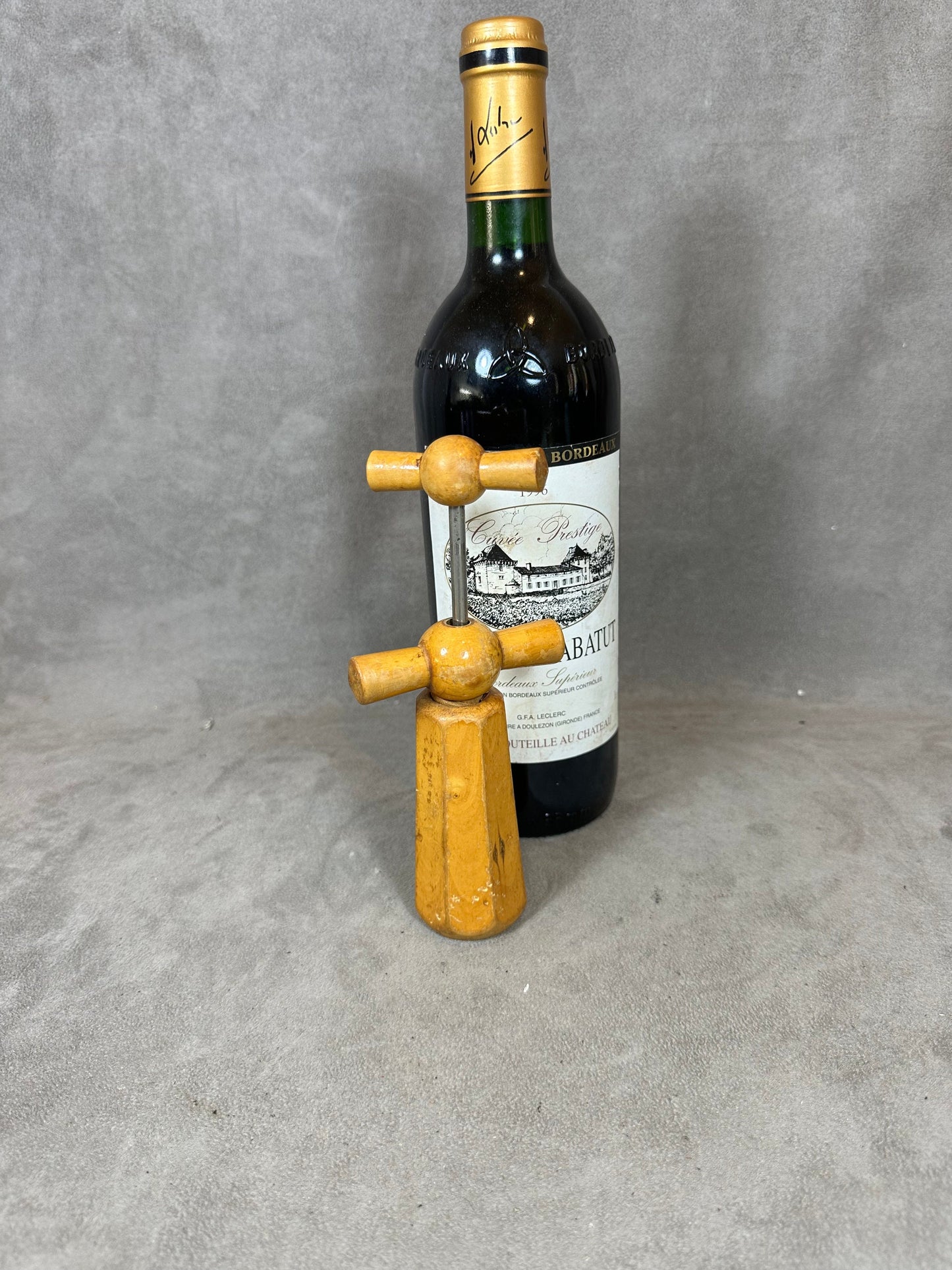 Tire-bouchon en bois vintage Made in France, Wine Collectors, French Wine