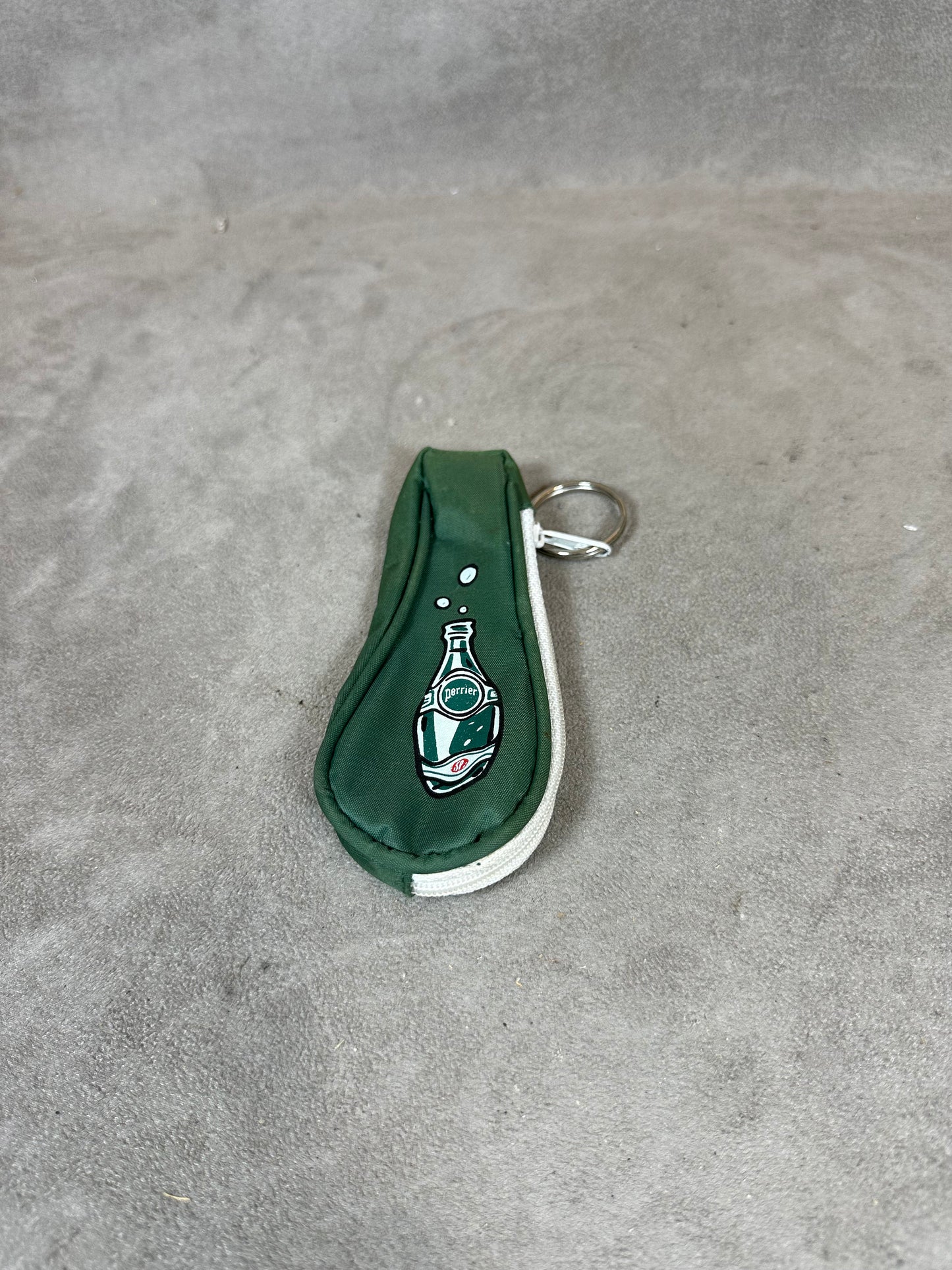 Porte Monnaie porte clé Publicitaire, Perrier Joueur Tennis, Made in France, Vintage 1980