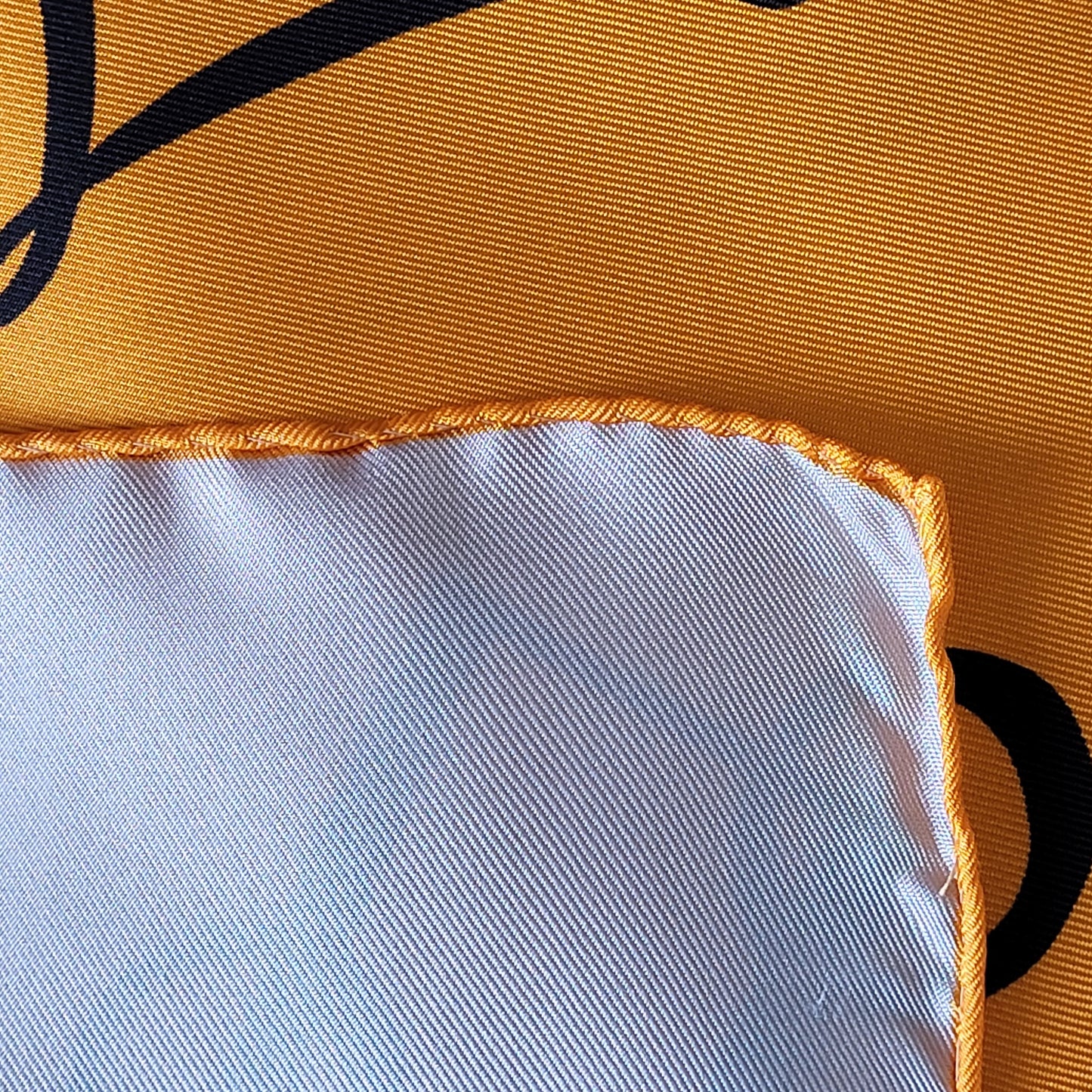 Veuve Clicquot Silk Scarf Pierre Balmain for Veuve Clicquot Vintage Made in France 1970s