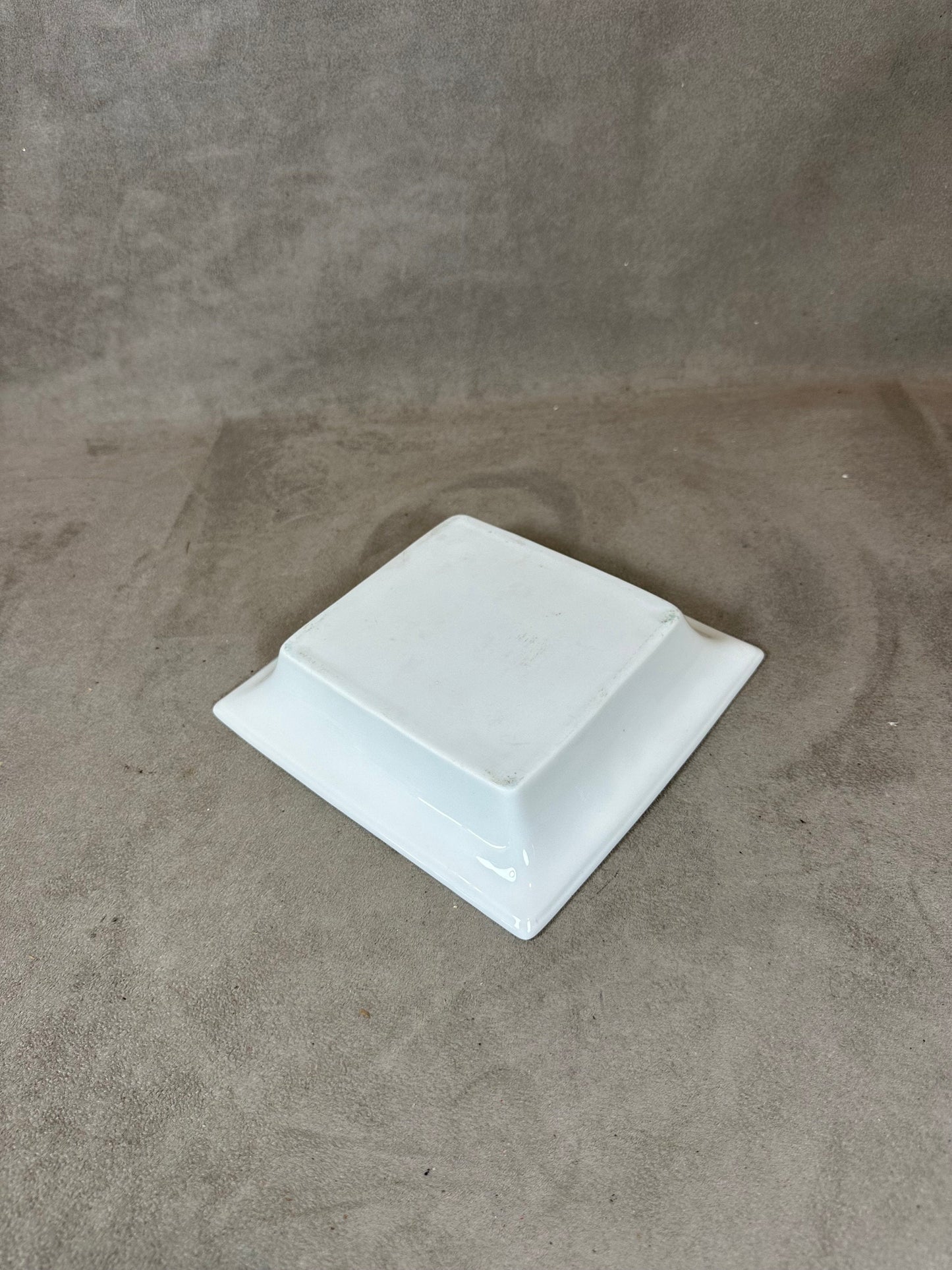 Ashtray Property of France in vintage blue Limoges porcelain Made in France