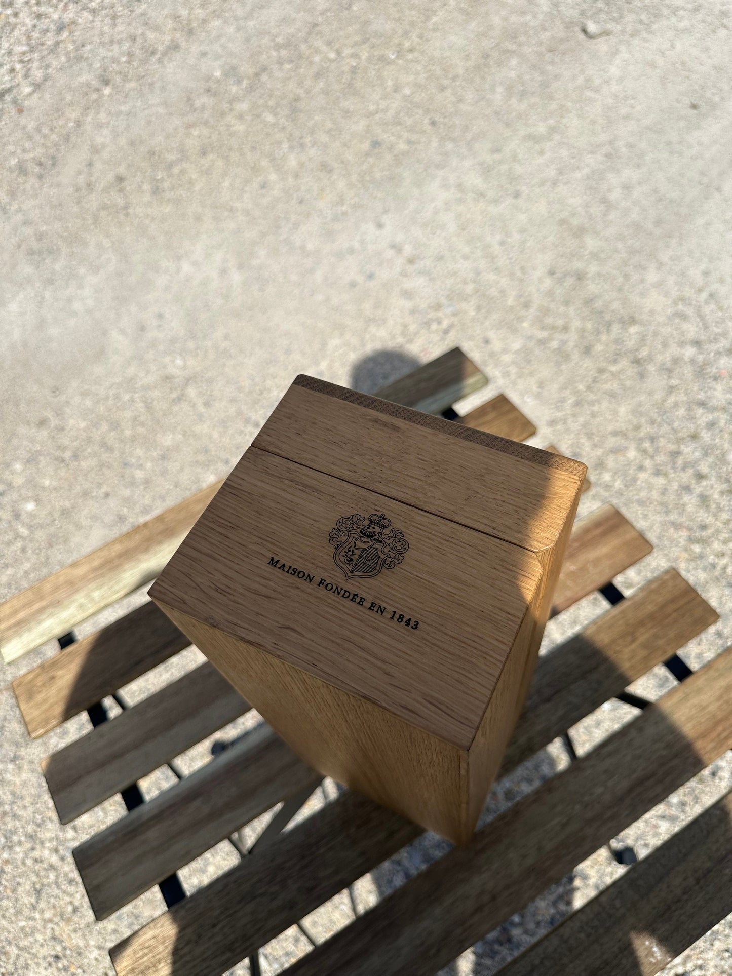 Krug Collection Champagne Wooden Case Made in France 1980s