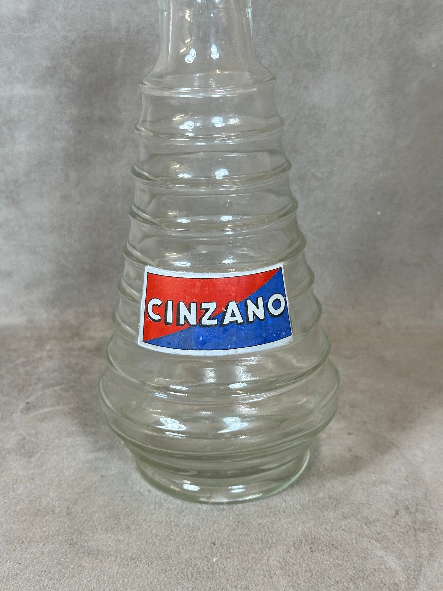 Carafe à eau CINZANO Vermouth Made in France Vintage 1980
