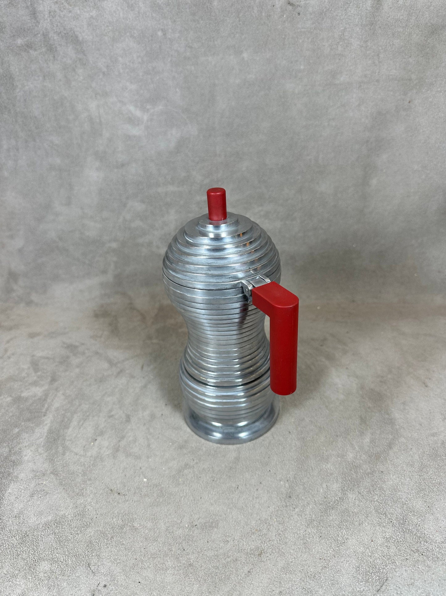 RARE Alessi Cafetière Pulcina 3 tasses vintage | Designer Michele de Lucchi | Made in Italy Fonte d'aluminium 1980 Pour induction