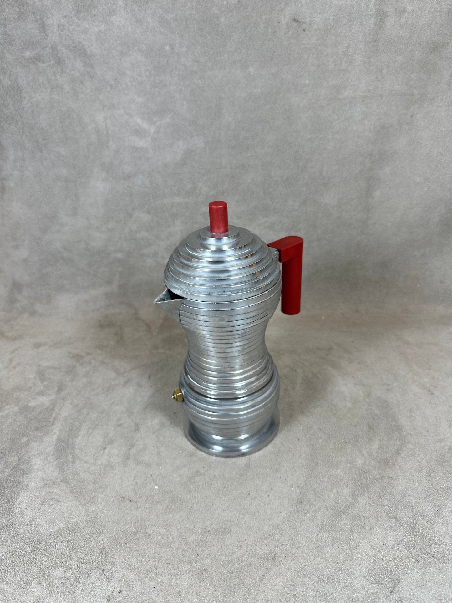 RARE Alessi Cafetière Pulcina 3 tasses vintage | Designer Michele de Lucchi | Made in Italy Fonte d'aluminium 1980 Pour induction