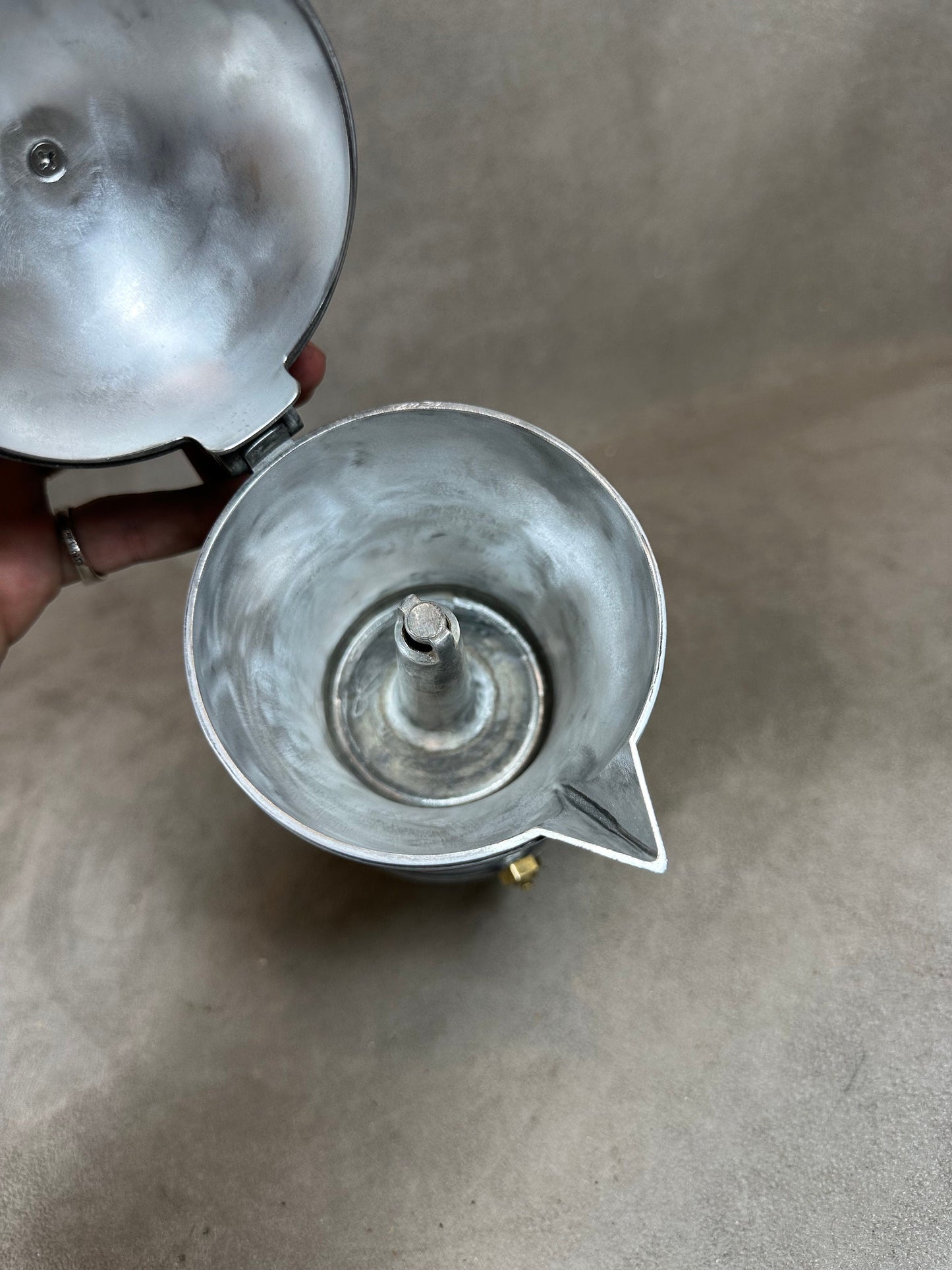 RARE Alessi Cafetière Pulcina 3 tasses vintage | Designer Michele de Lucchi | Made in Italy Fonte d'aluminium 1980 Pour induction