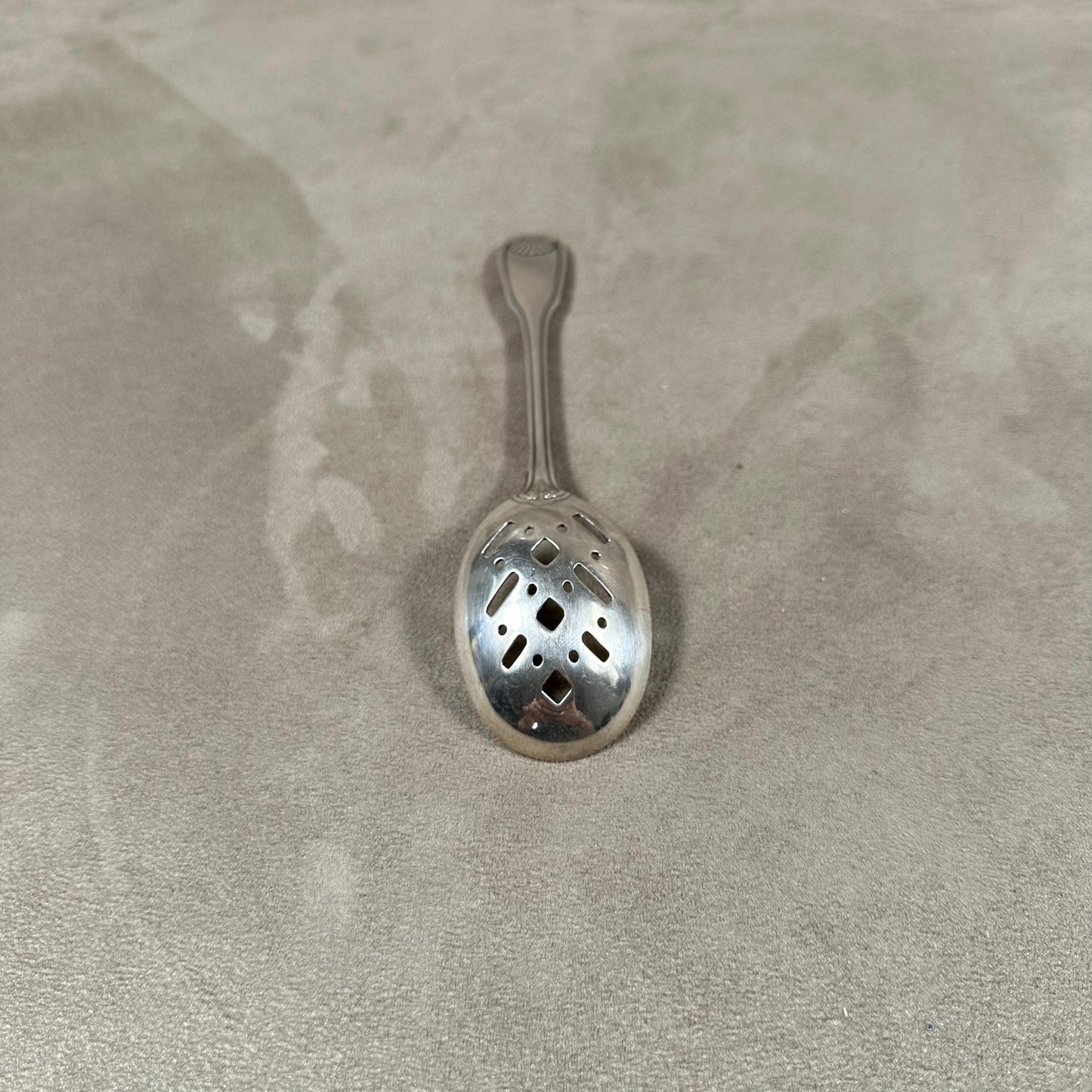 RARE Christofle silver-plated olive or sugar spoon Made in France