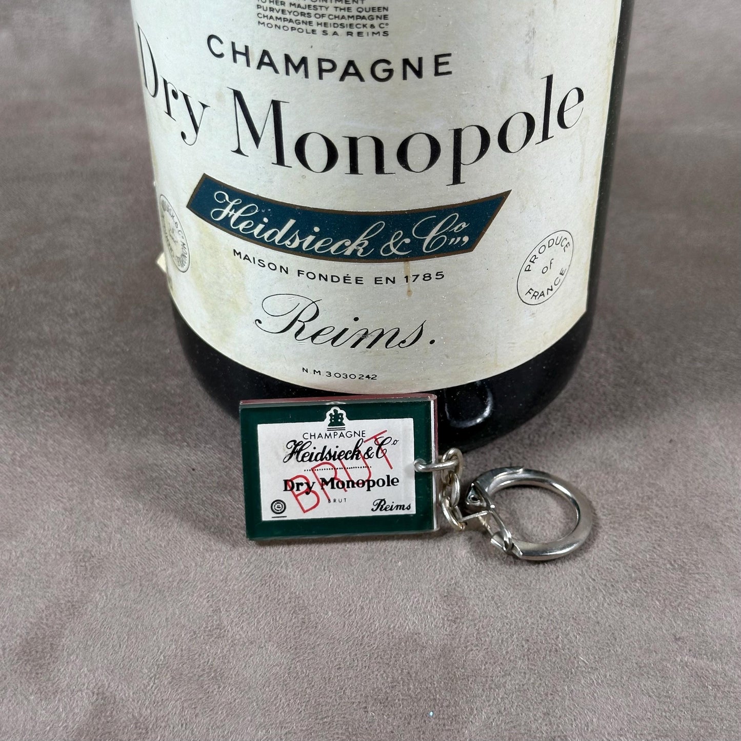 Porte clés Champagne Heidsieck & Co Monopole Made in France Vintage 1960