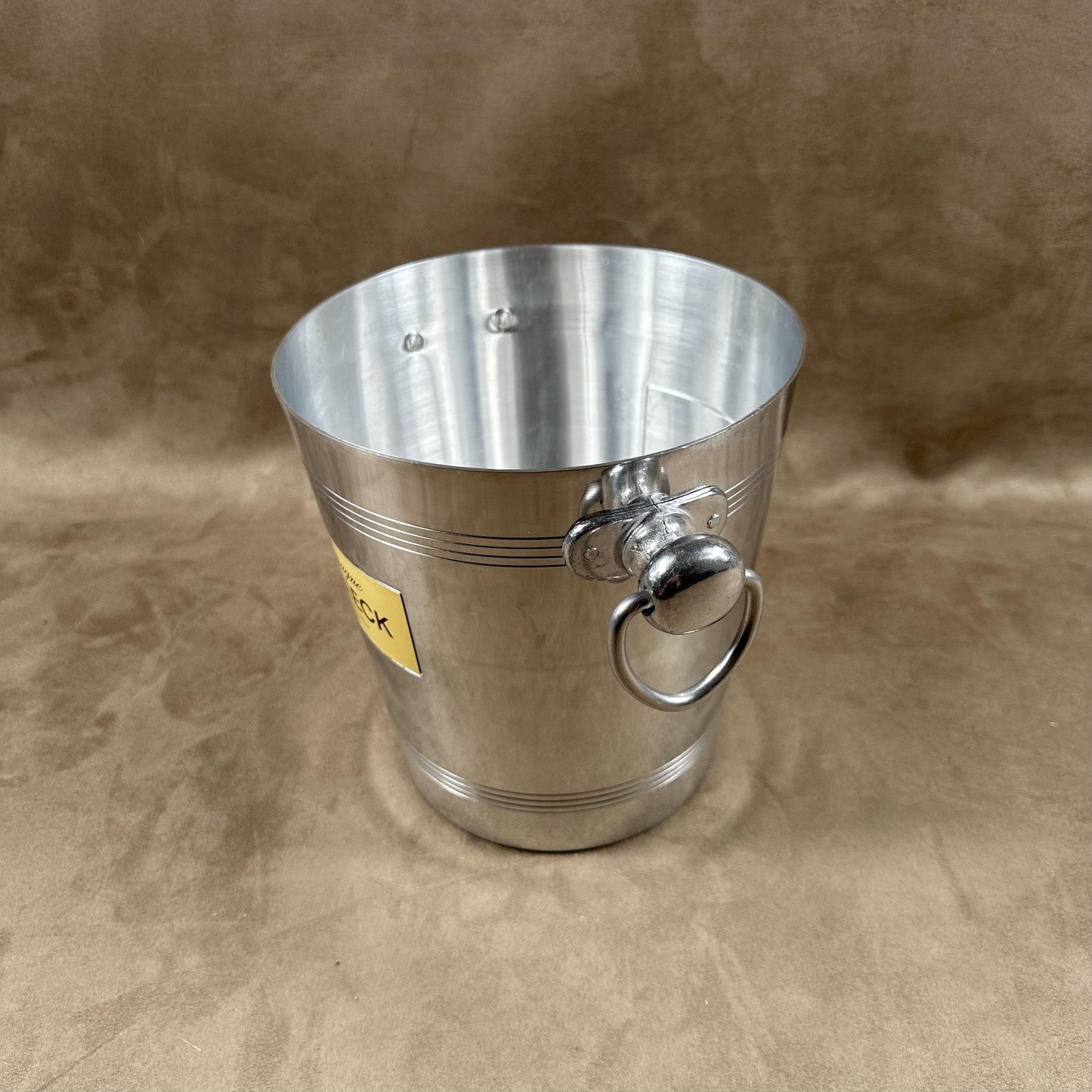 Vintage Heidsieck Aluminum Champagne Bucket 1980s
