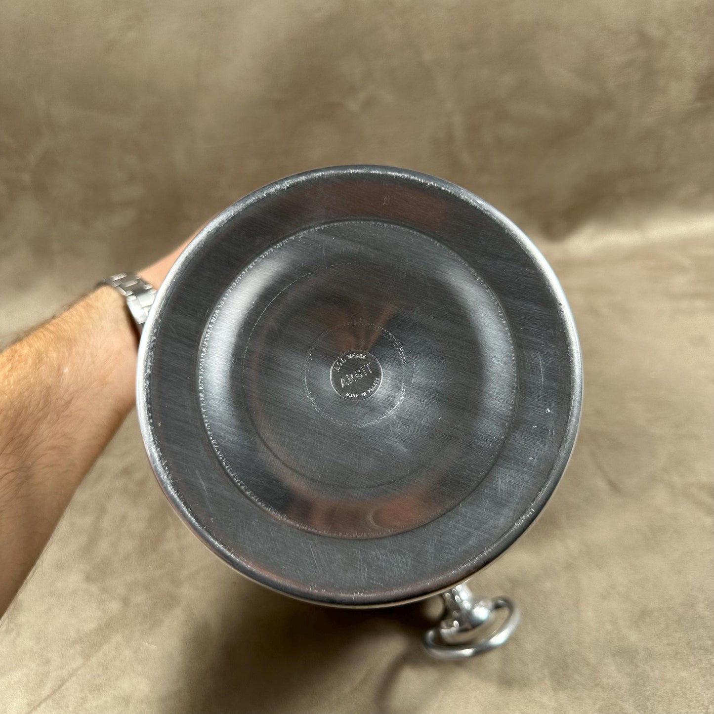 Vintage Heidsieck Aluminum Champagne Bucket 1980s
