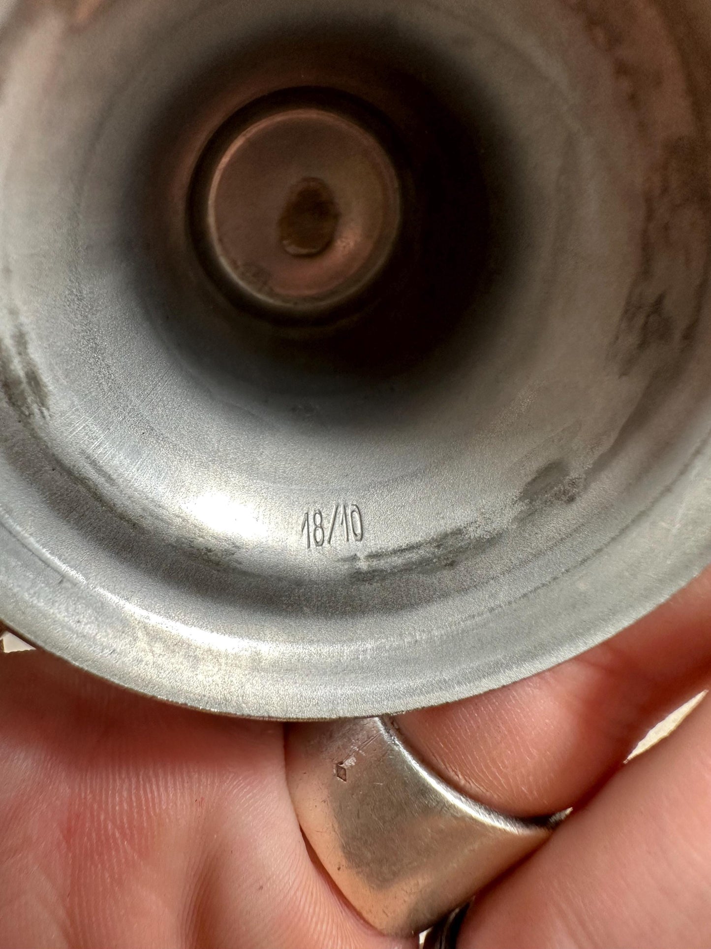 Set of 6 vintage 18/10 stainless steel ice cream cups Made in France