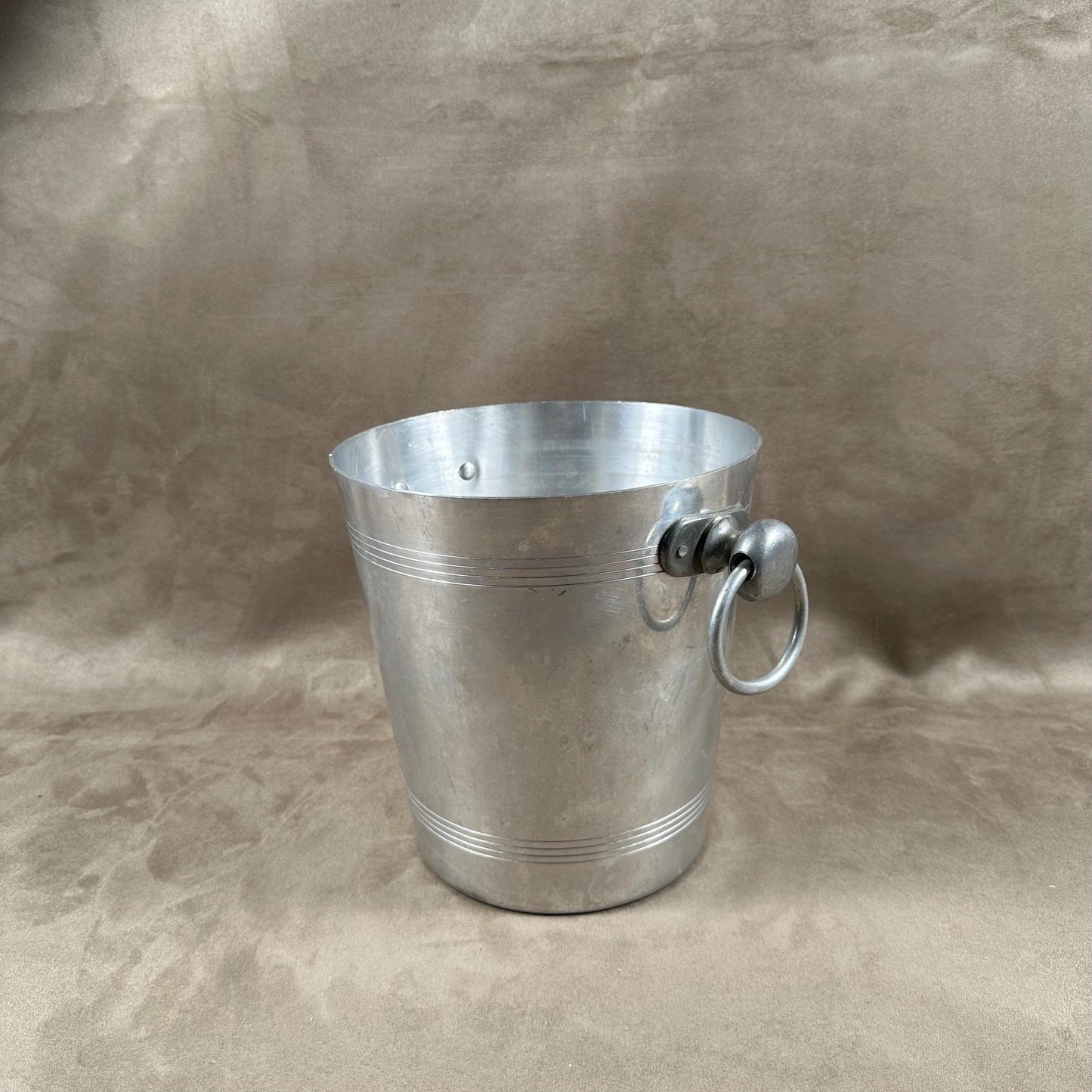 RARE Perrier-Jouet Belle époque Seau à champagne vintage en aluminium made in France Années 1960