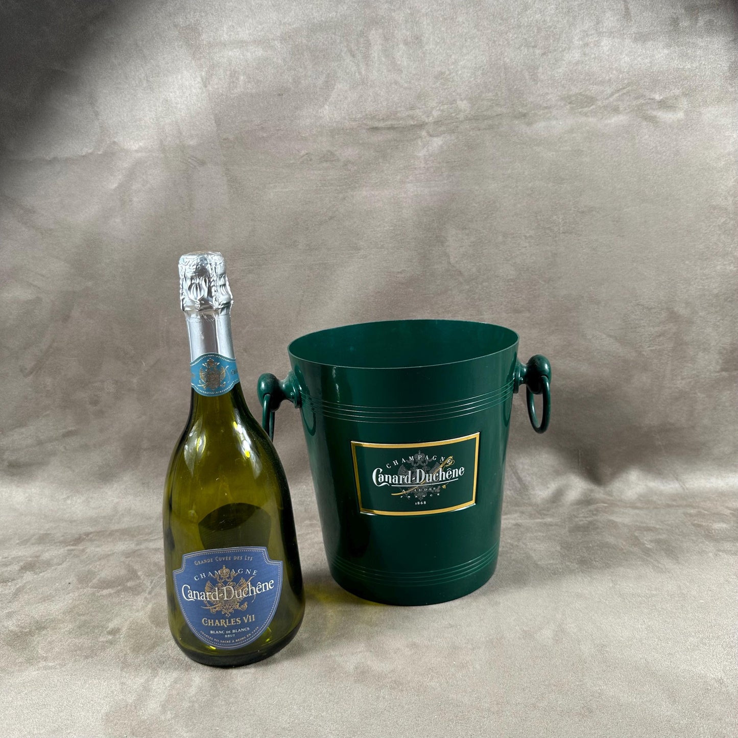 Seau a Champagne Vintage Français Canard Duchene Champagne seau à glaçons, refroidisseur Made in France 1950