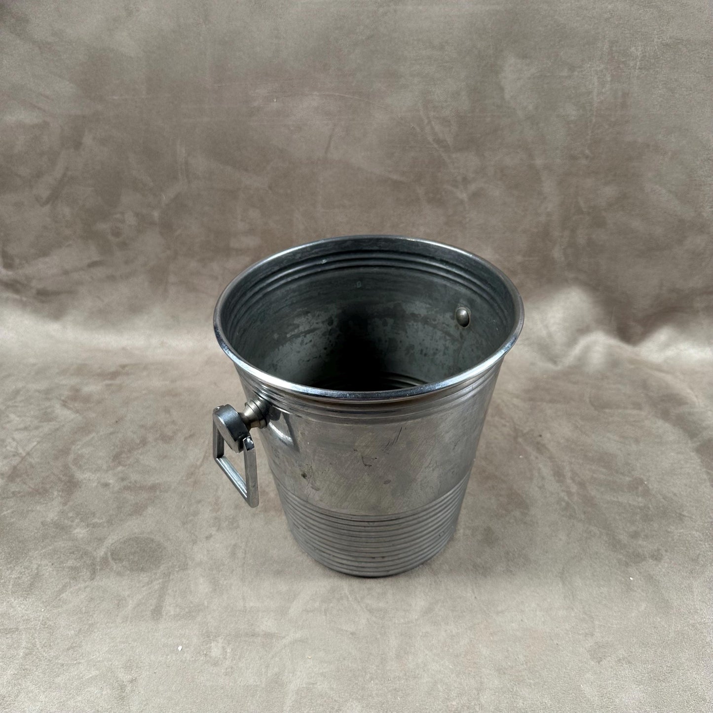Magnificent silver metal champagne bucket Made in France 1970s