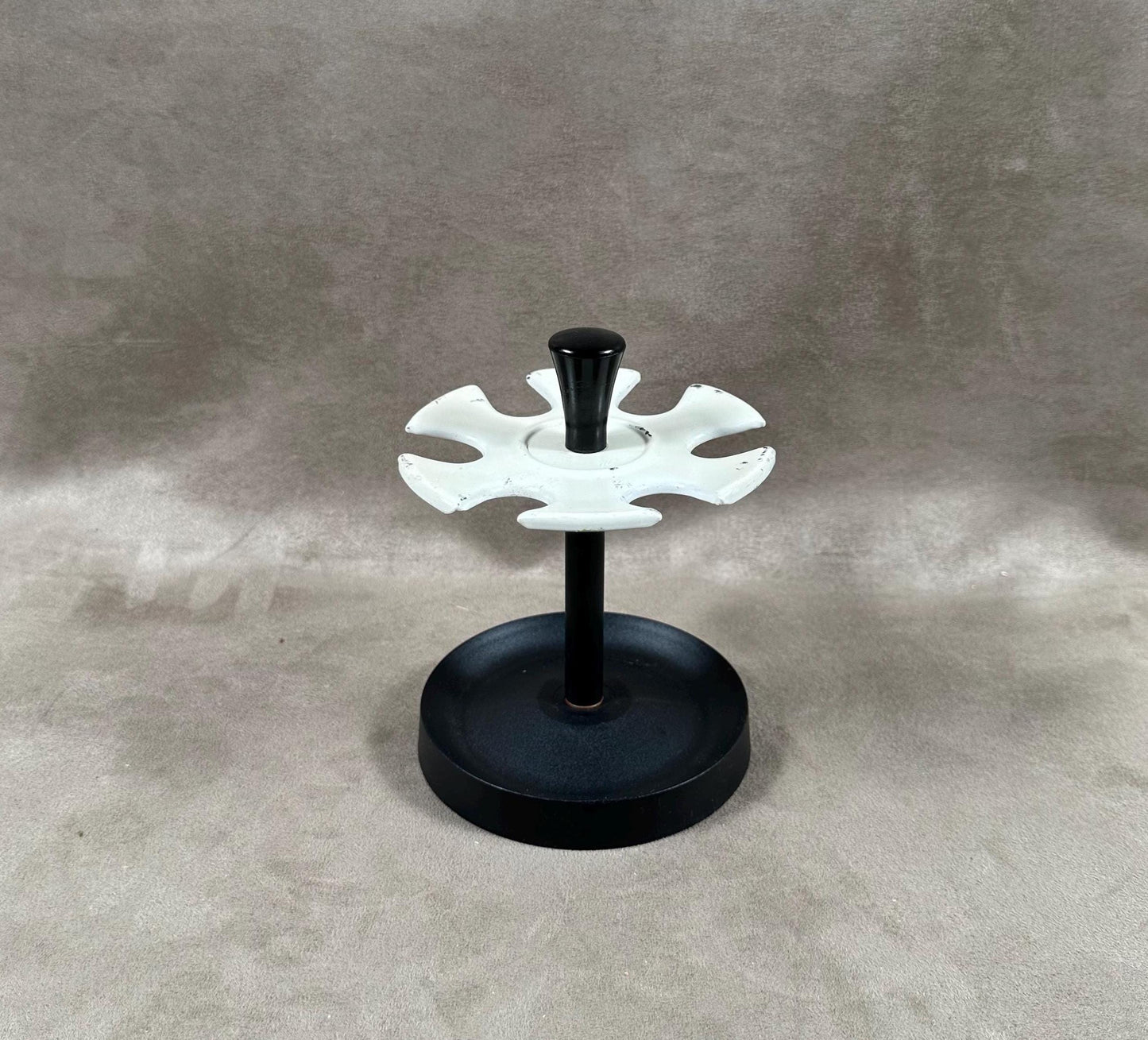 Rotating Stamp Holder for 6 Desk Stamps Stamp Carousel | Vintage Industrial 1960