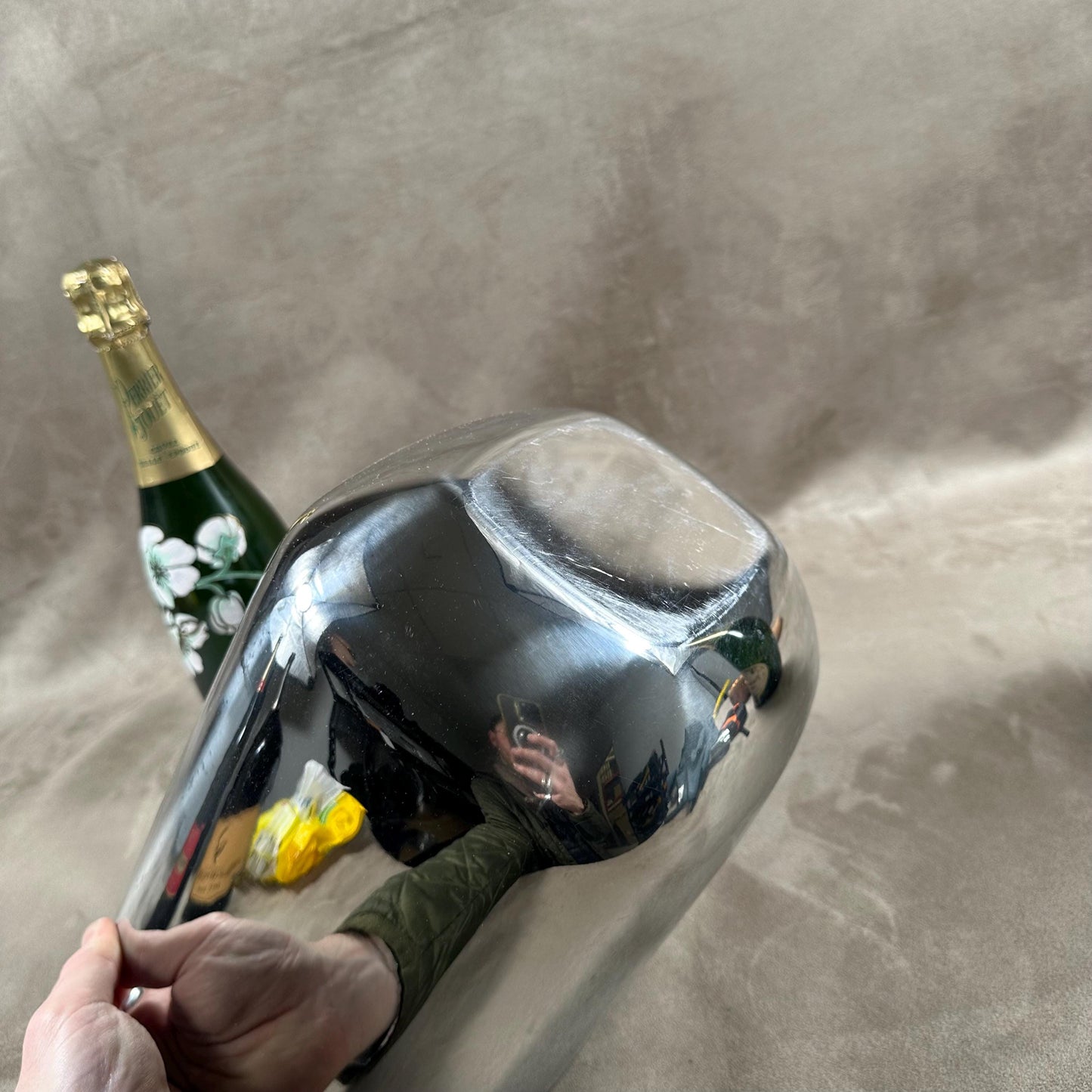 RARE Perrier-Jouët Silver-Plated Champagne Bucket Perrier-Jouët 1970s