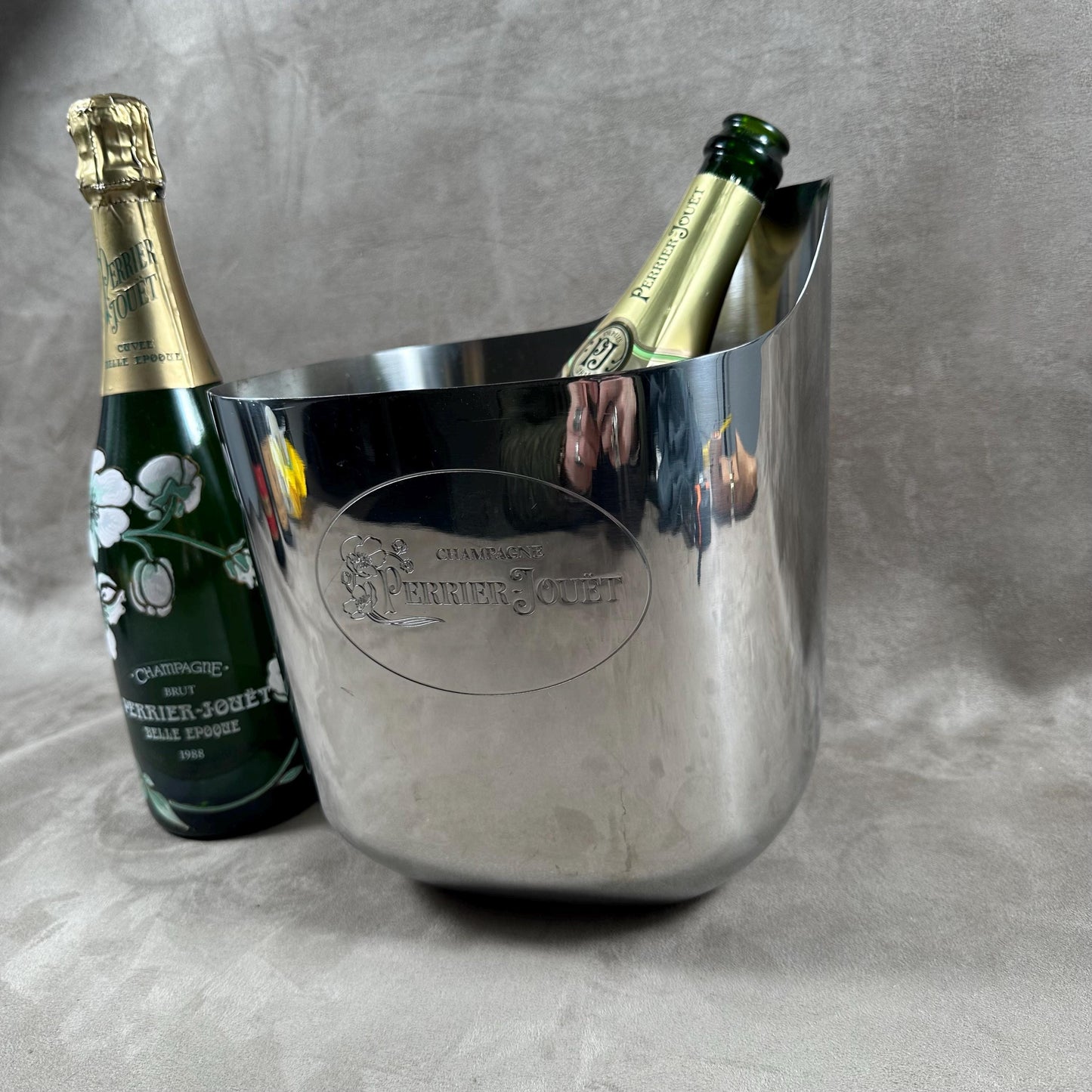 RARE Perrier-Jouët Silver-Plated Champagne Bucket Perrier-Jouët 1970s