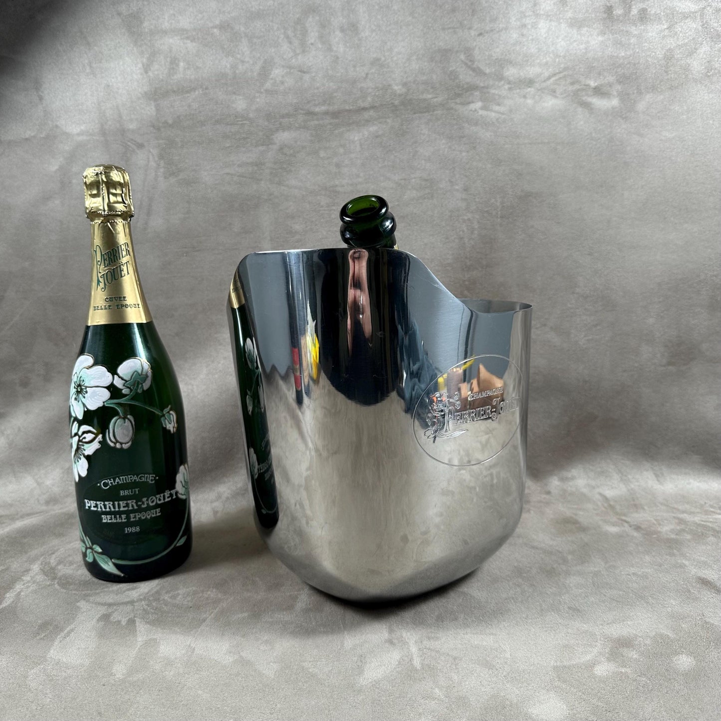 RARE Perrier-Jouët Silver-Plated Champagne Bucket Perrier-Jouët 1970s