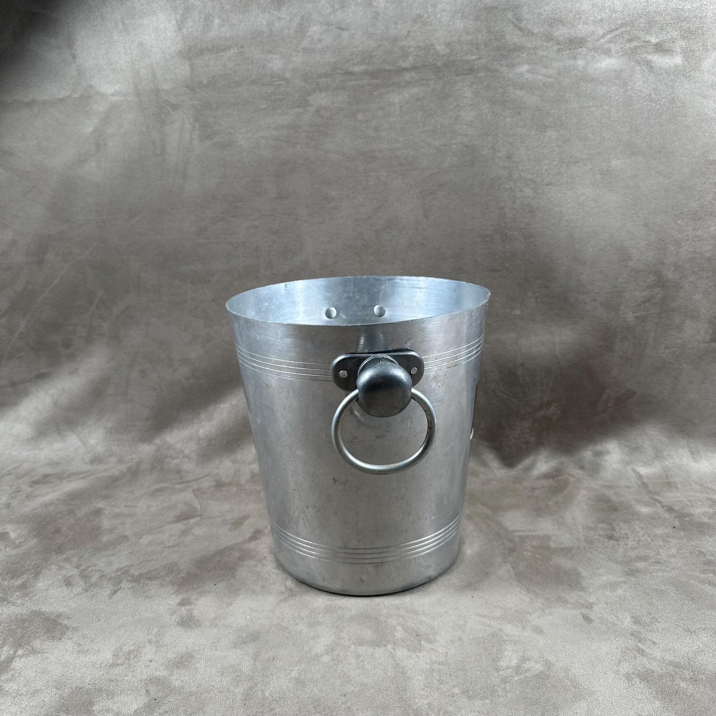 RARE Perrier-Jouet Belle époque Seau à champagne vintage en aluminium vintage made in France Années 1960