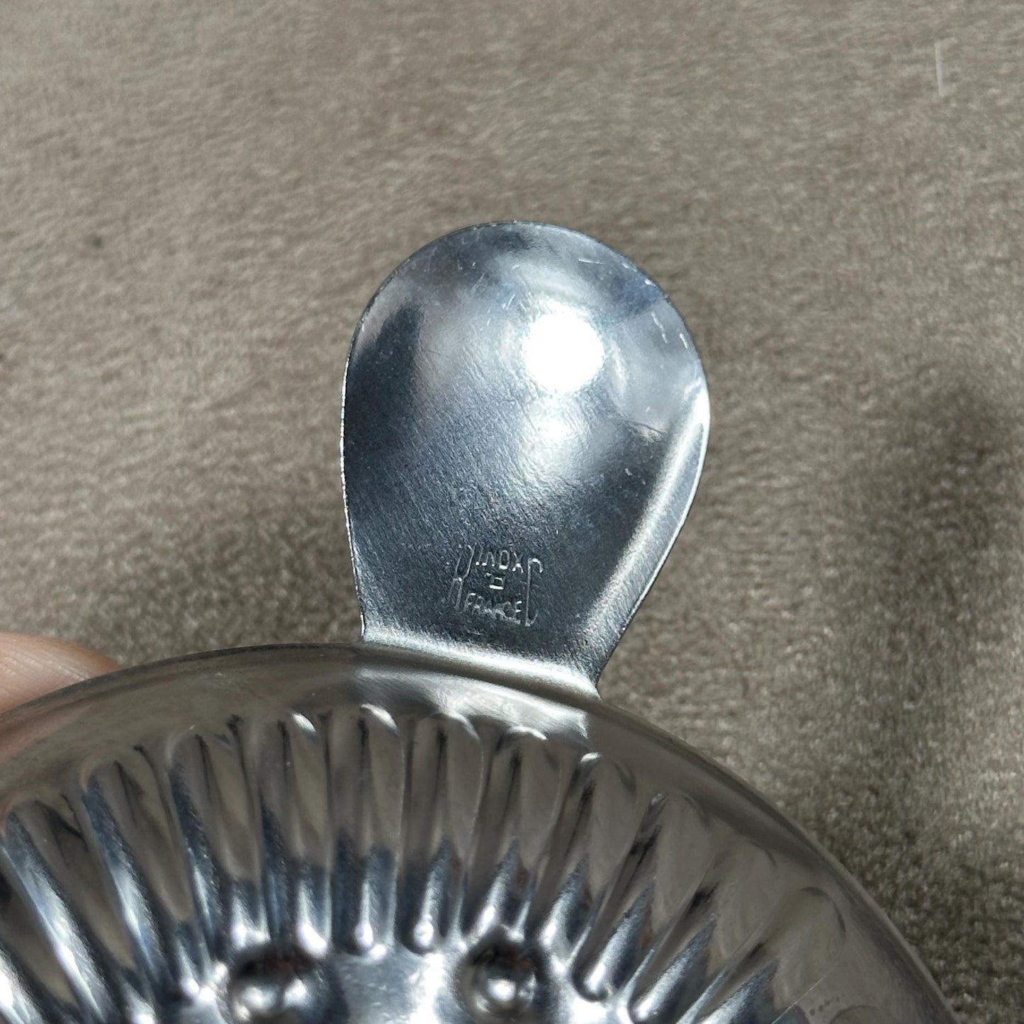 Tastevin en Acier, Bourgognes Patriarche, Made in France, Vintage 1970