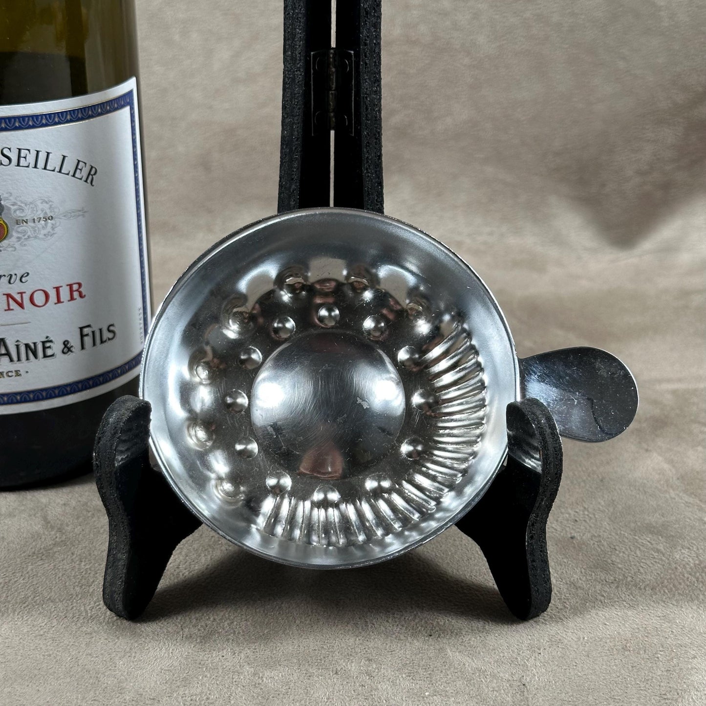 Tastevin en Acier, Made in France, Vintage 1970
