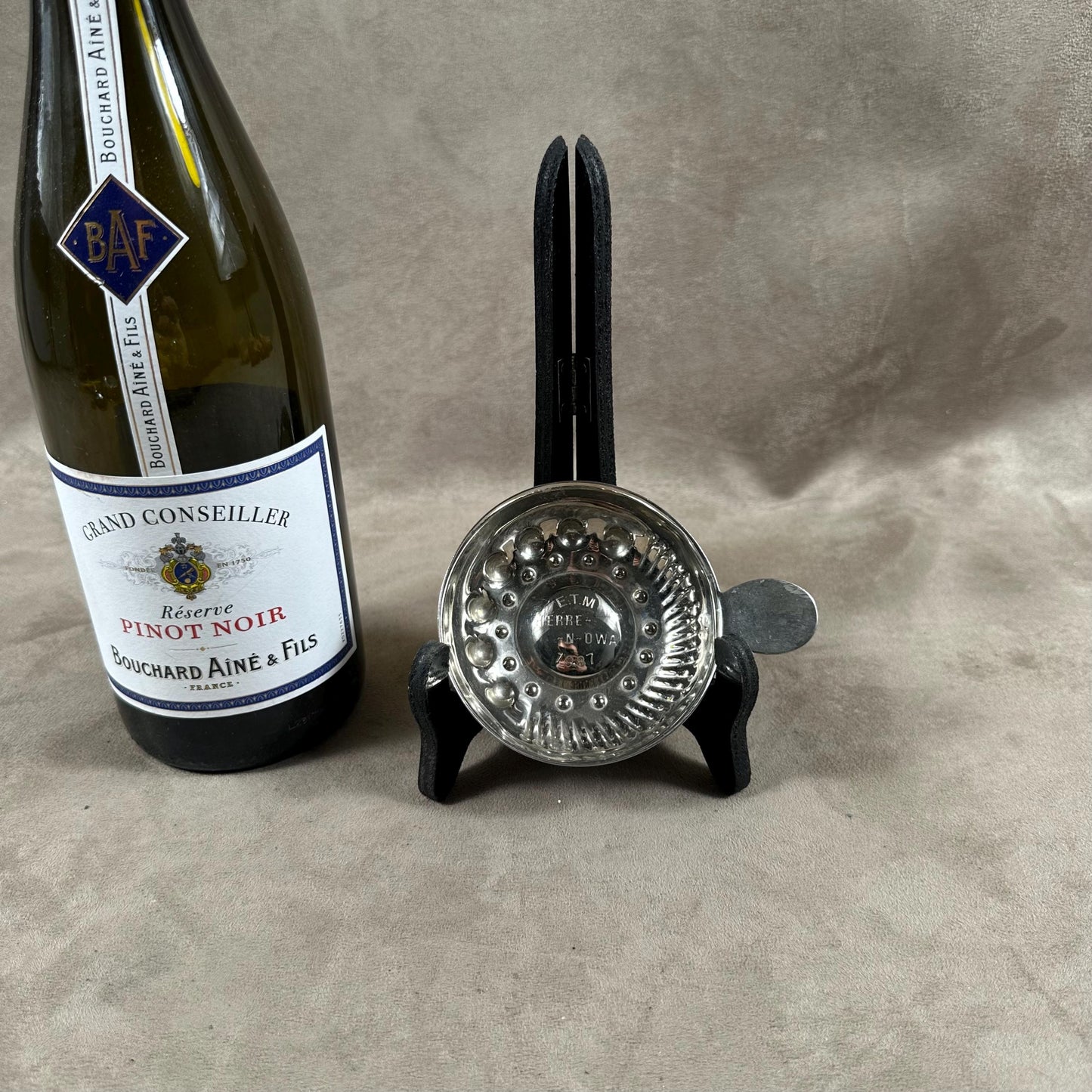 Tastevin en Acier Made in France Vintage 1987