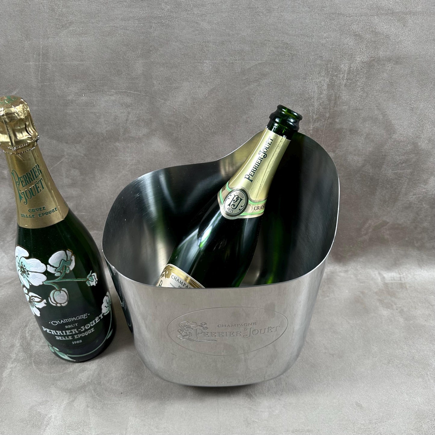 RARE Perrier-Jouët Silver-Plated Champagne Bucket Perrier-Jouët 1970s