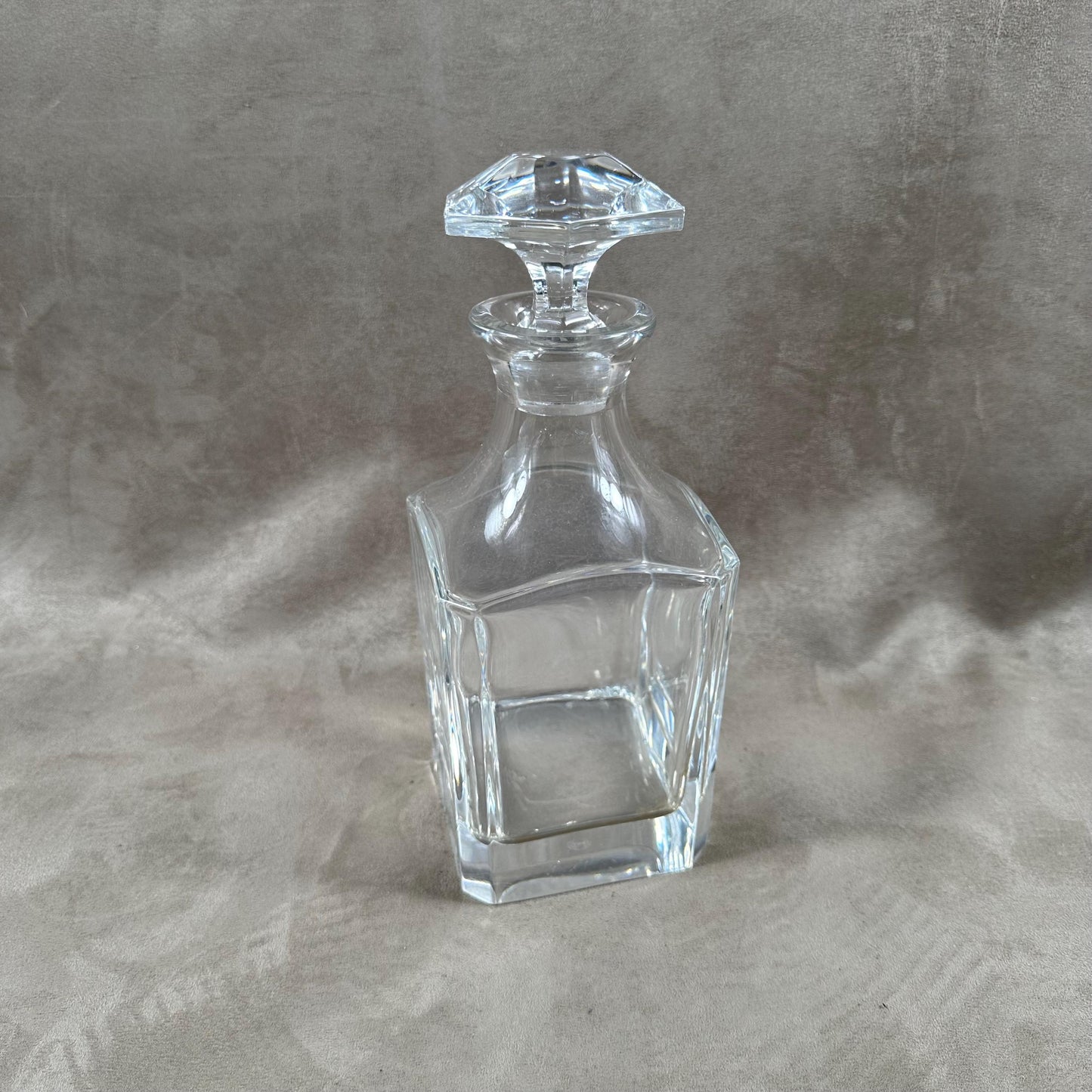 Vintage Crystal de France Whiskey Crystal Decanter Made in France 1950