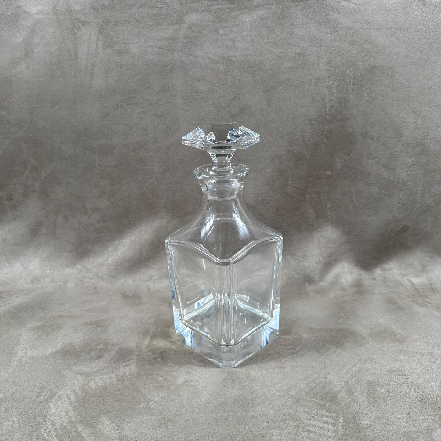 Vintage Crystal de France Whiskey Crystal Decanter Made in France 1950