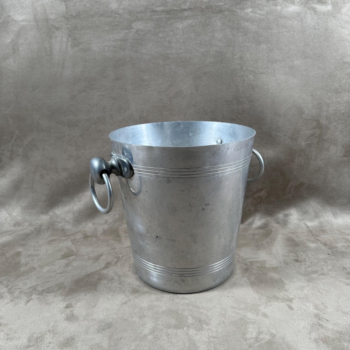 RARE Perrier-Jouet Belle époque Seau à champagne vintage en aluminium vintage made in France Années 1960