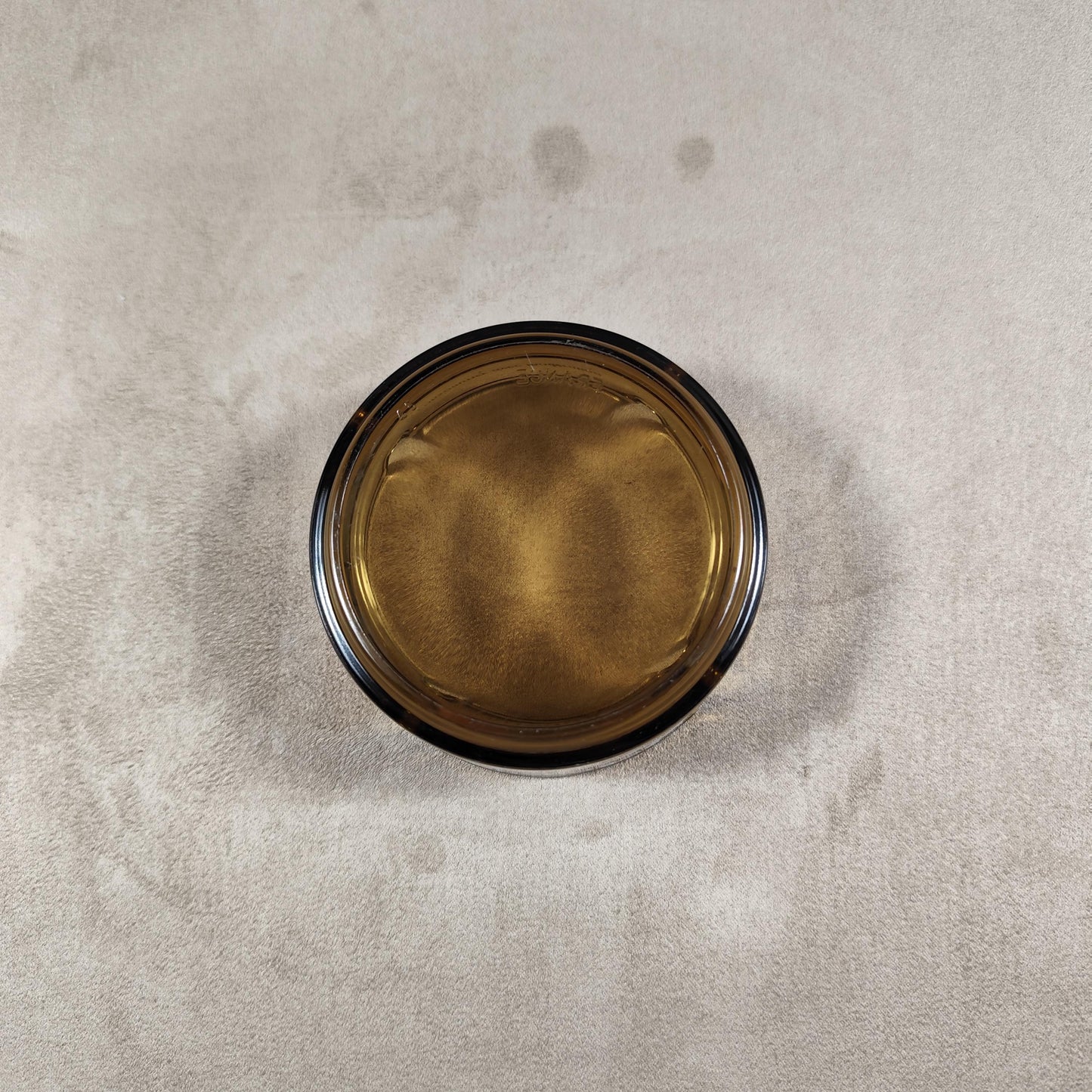 Cendrier publicitaire en verre fumé Georges Merignac Bordeaux vintage