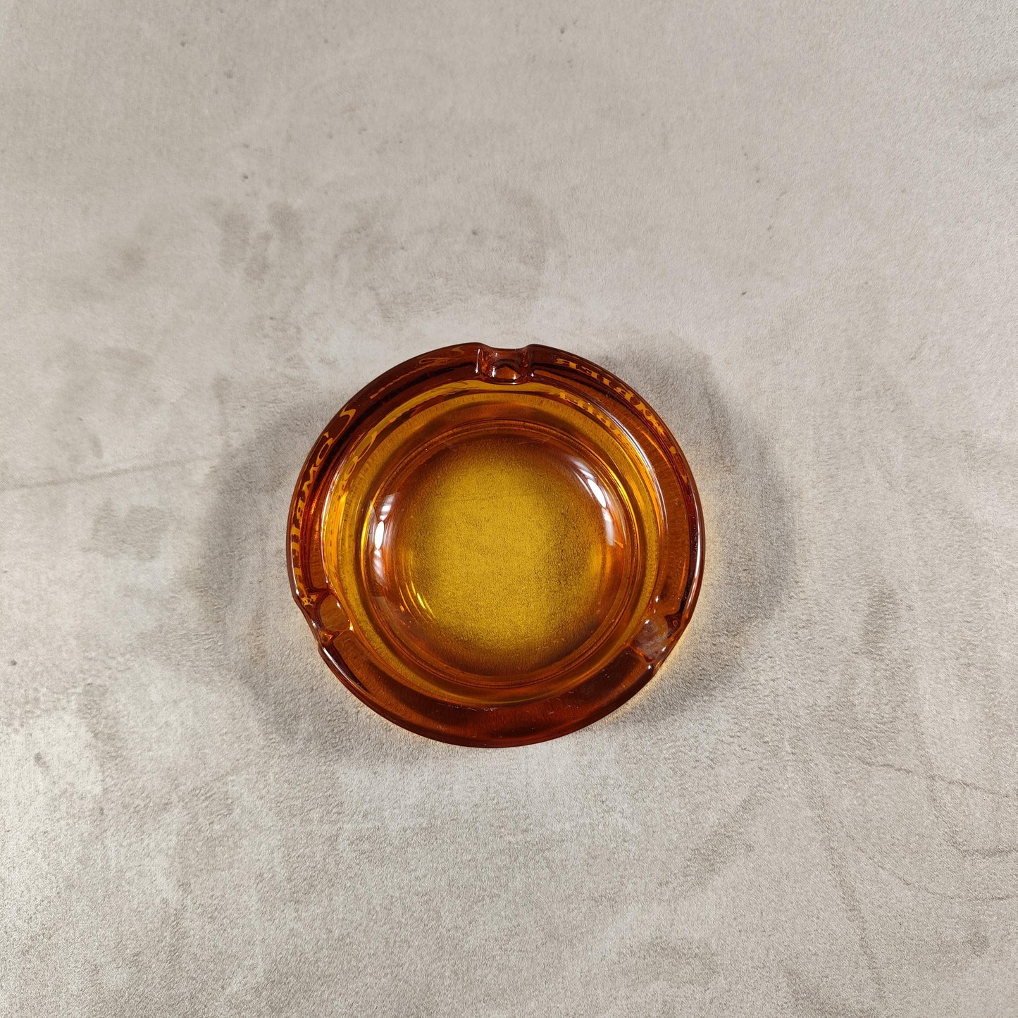 Cendrier publicitaire en verre Liqueur Combier, Made in France, Vintage 1970