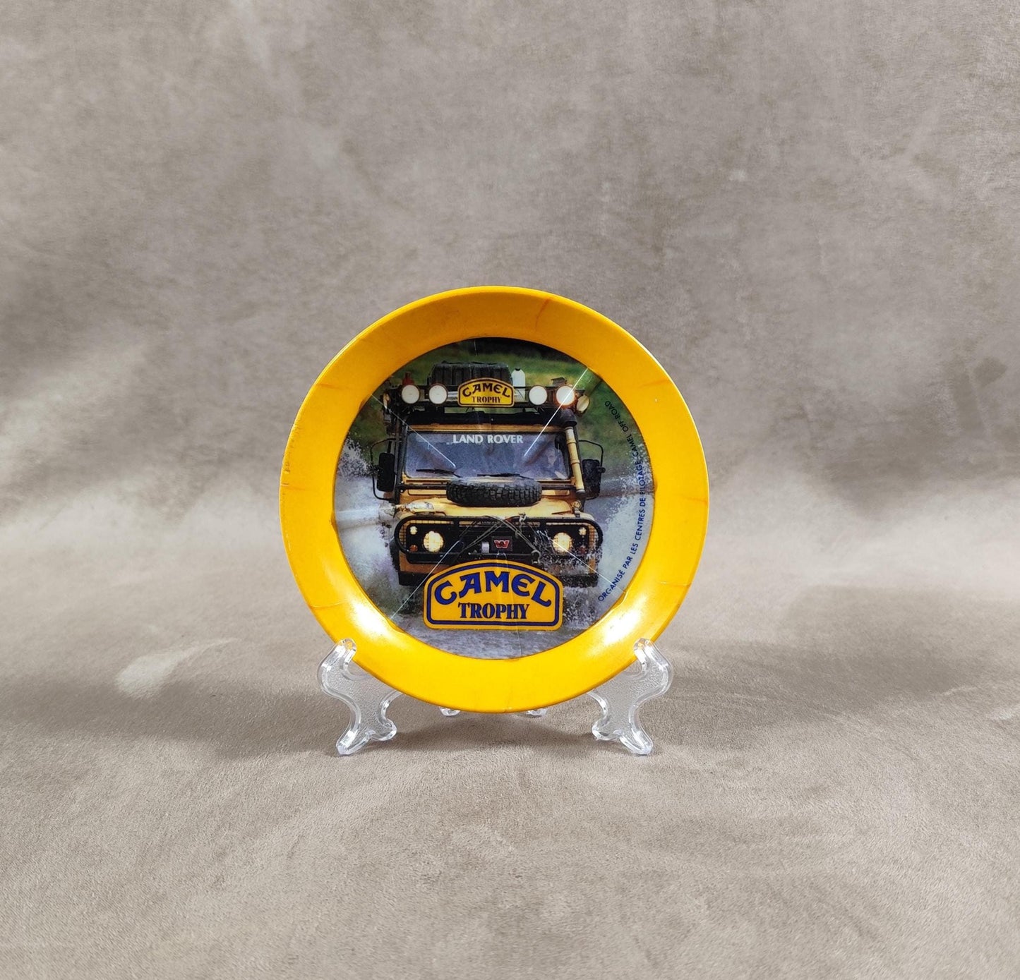 Cendrier Publicitaire en plastique Camel Trophy Made in France Vintage 1980