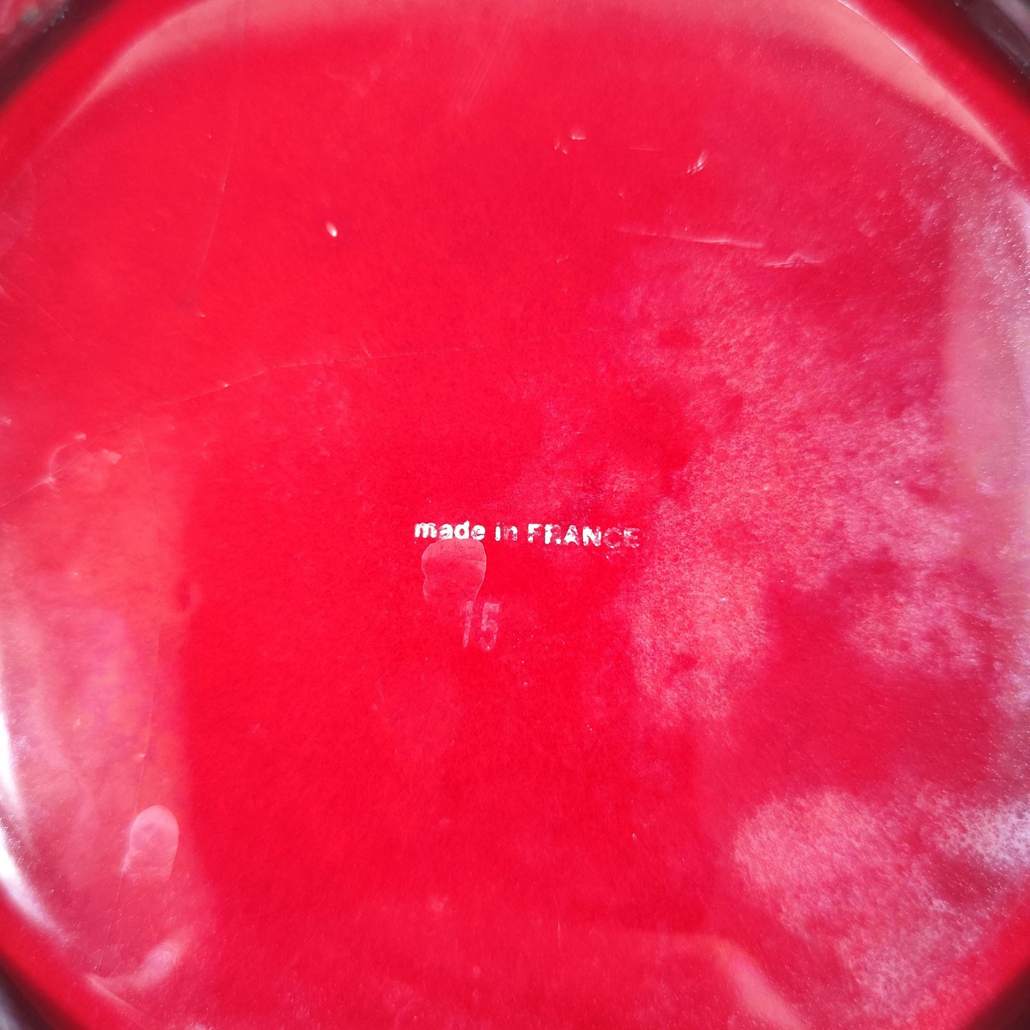 Cendrier XXL publicitaire en faïence Champagne Laurent-Perrier Made in France Vintage 1980