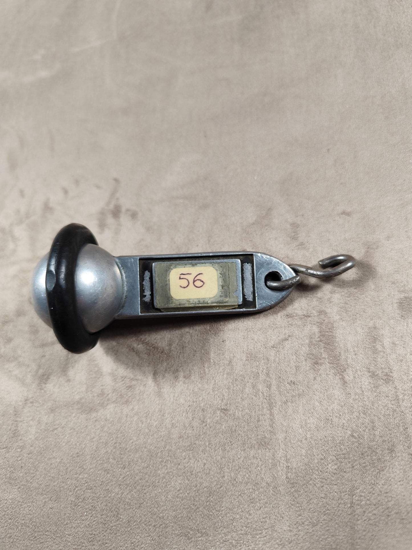 RARE Porte clés en Métal, Hôtel Bristol Reims Champagne, Chambre #56, Made in France, Vintage 1970