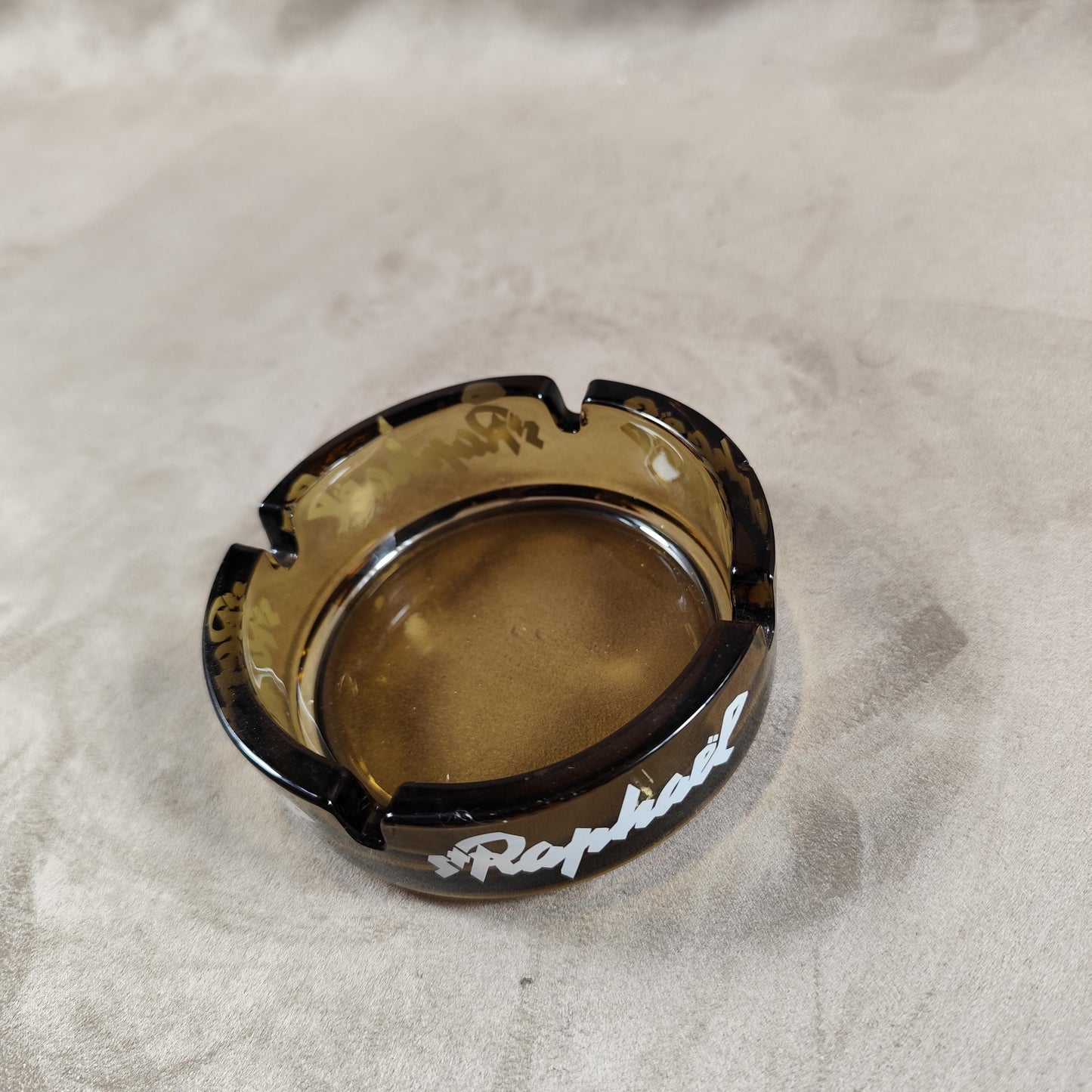 Cendrier Publicitaire en Verre, St Raphaël Apéritif de France, Made in France, Vintage 1980