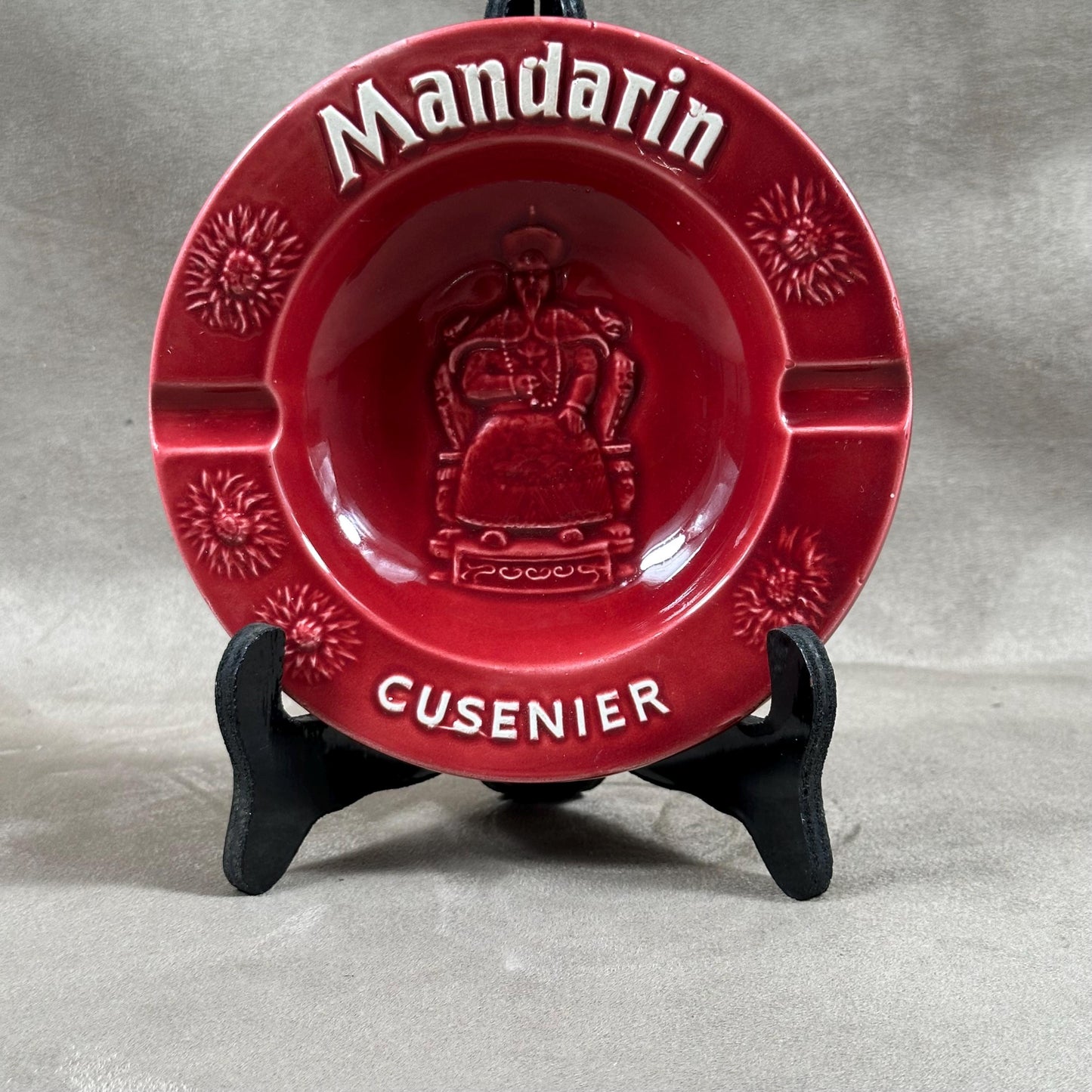 Cendrier Publicitaire Mandarin Cusenier, Proceram Roussillon, Made in France, Vintage 1980