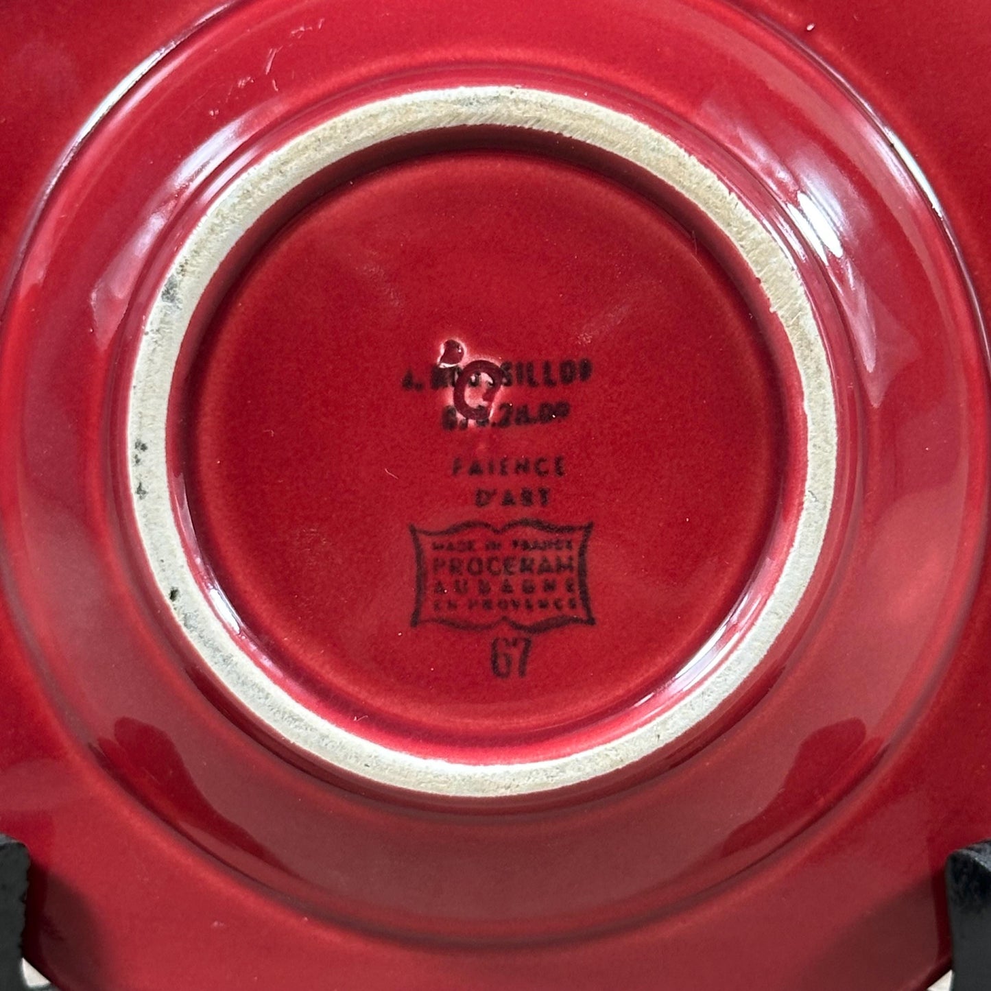 Cendrier Publicitaire Mandarin Cusenier, Proceram Roussillon, Made in France, Vintage 1980
