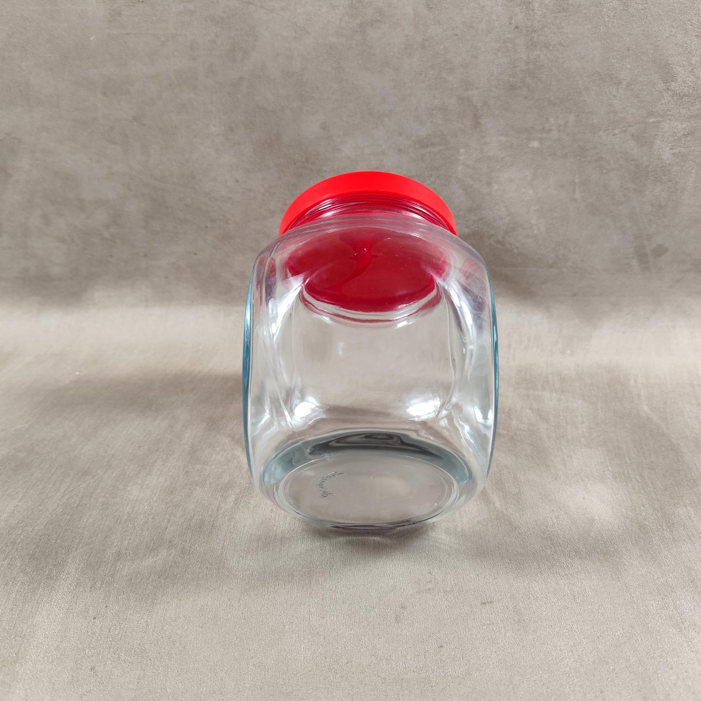 Bonbonnière, Bocal à biscuit en verre Pasabahce Made in Italy Vintage 1980