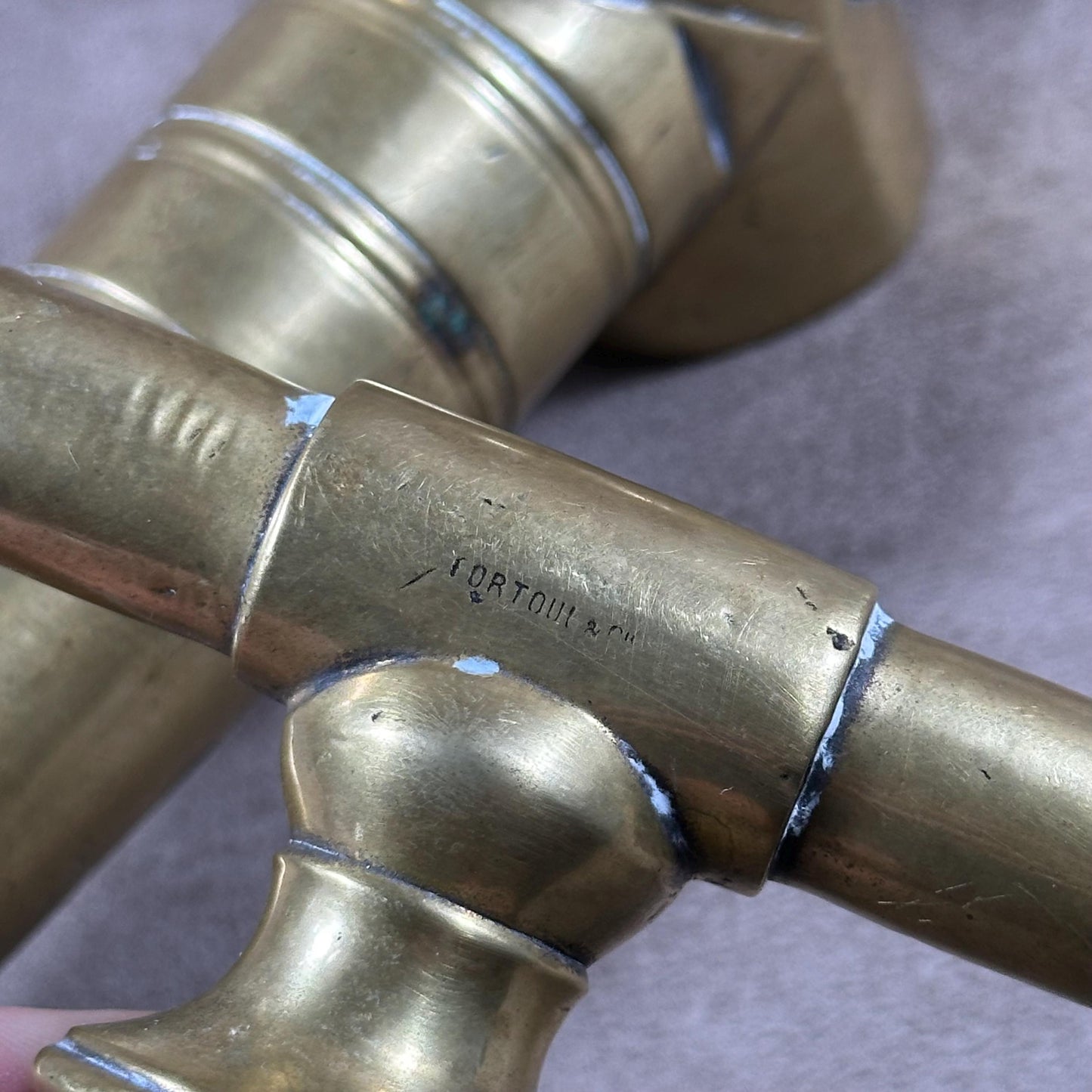 RARE Robinet de Foudre à Champagne en Laiton, Made in France, Vintage 1900